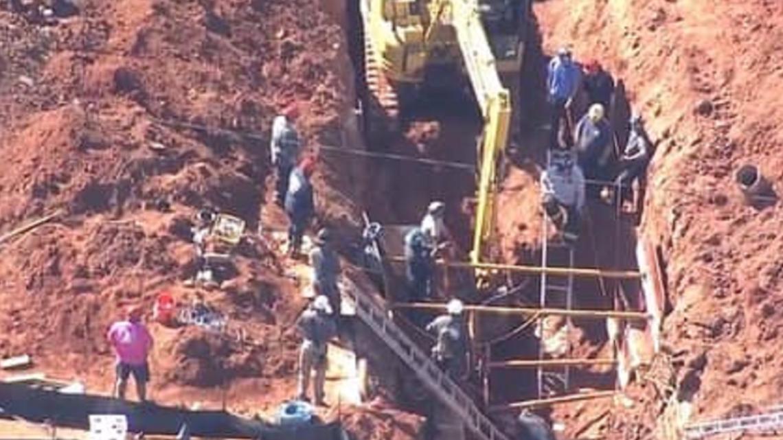 Byrnes High School cavein traps South Carolina workers