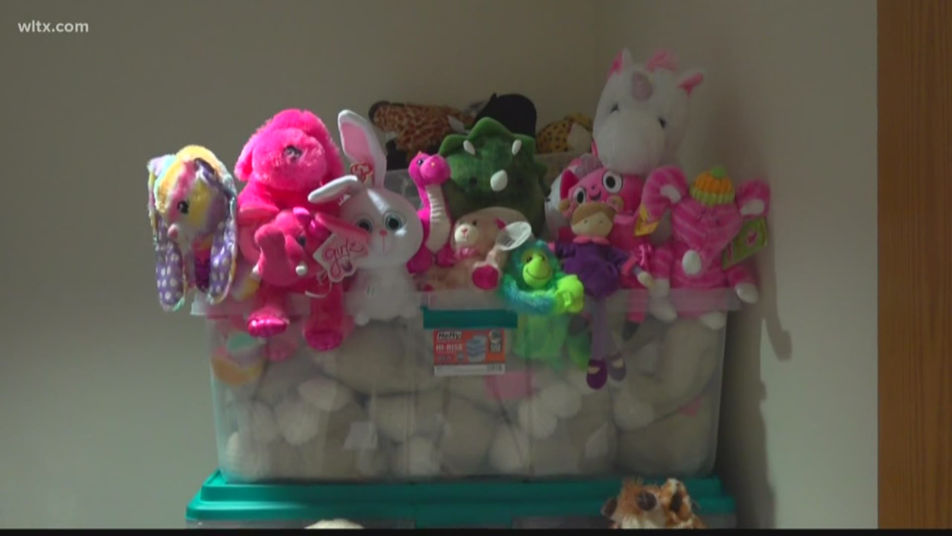In Faye's memory, the stuffed animals from her memorial, will go to children at the hospital to help them get through treatment and feel more comfortable