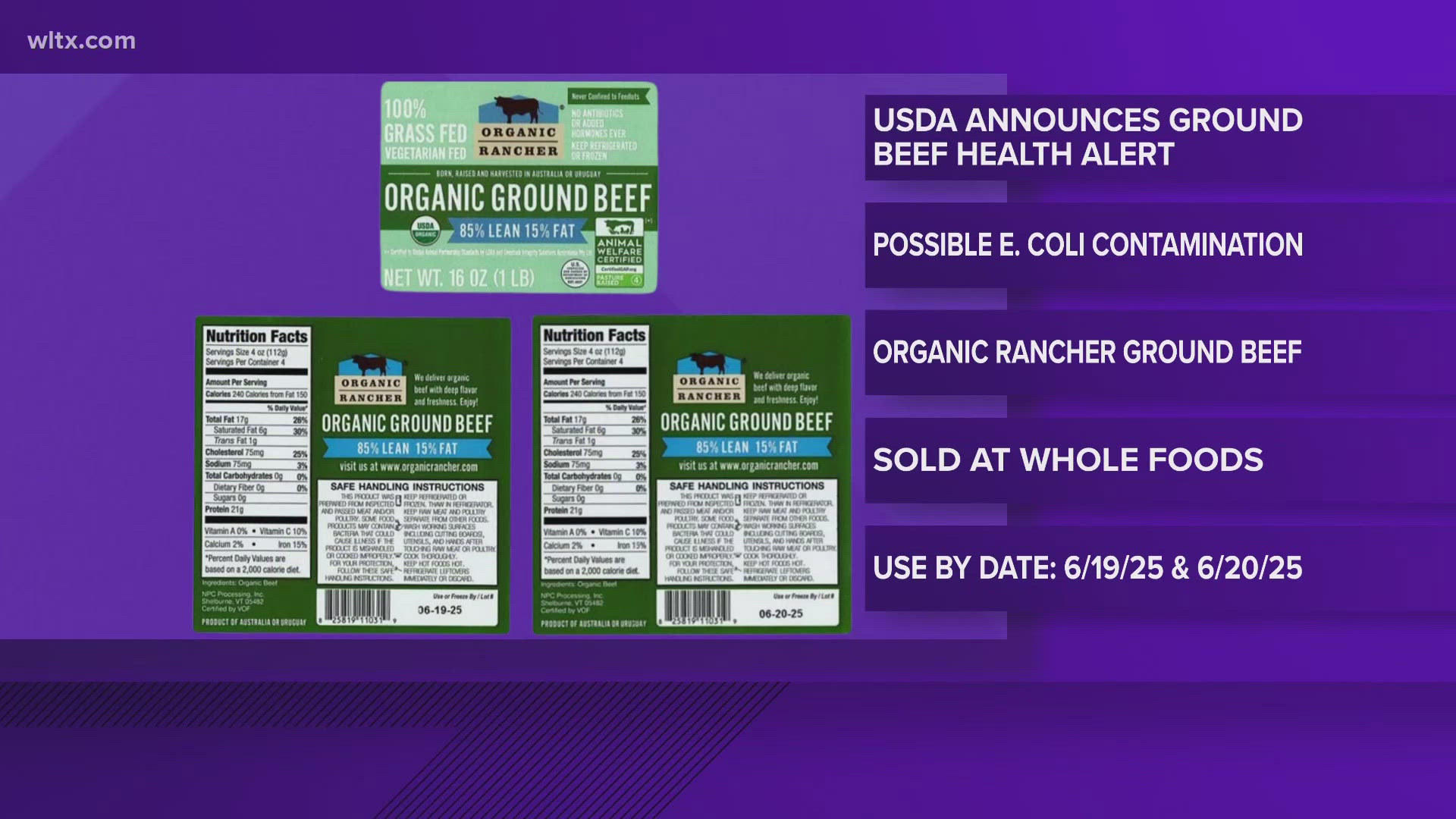 Ground beef sold at Whole Foods may have E. coli, public health alert ...