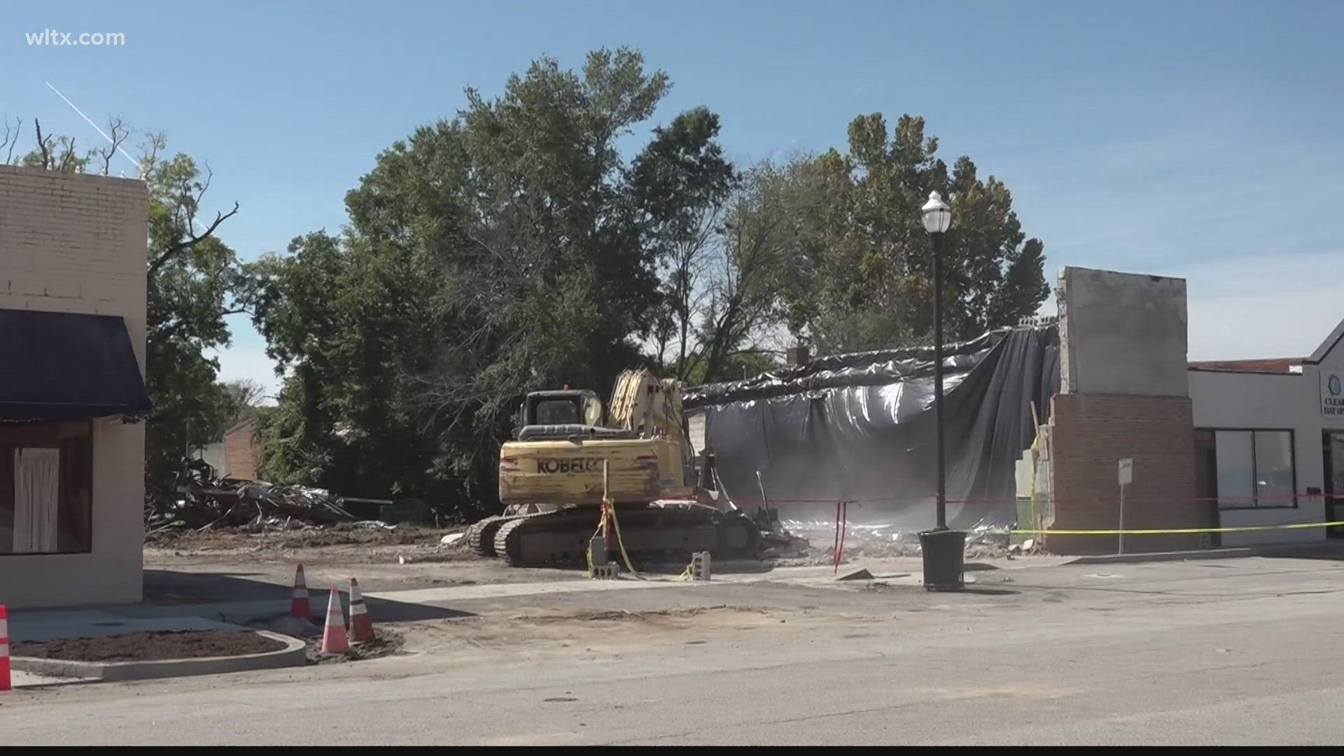 Kershaw County has a push to upgrade roads and parking in the city.