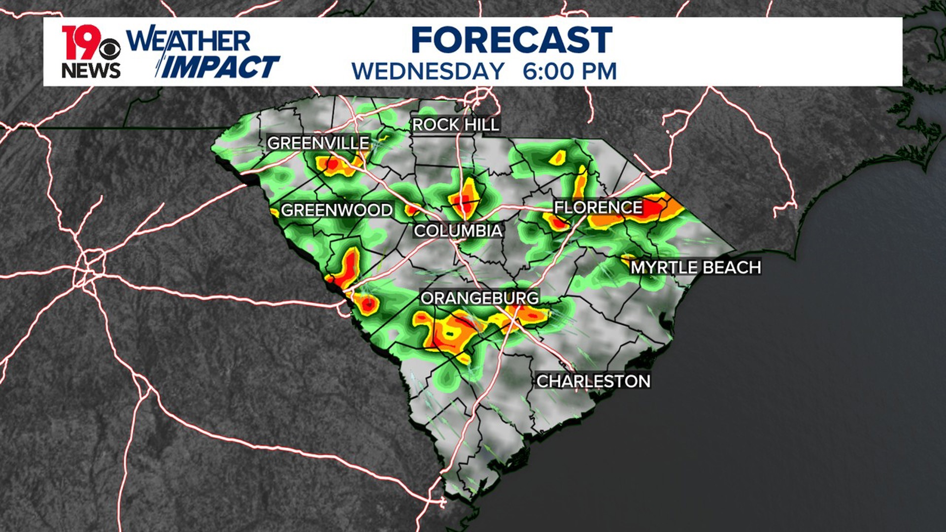 Another very warm day with a few showers and storms possible | wltx.com