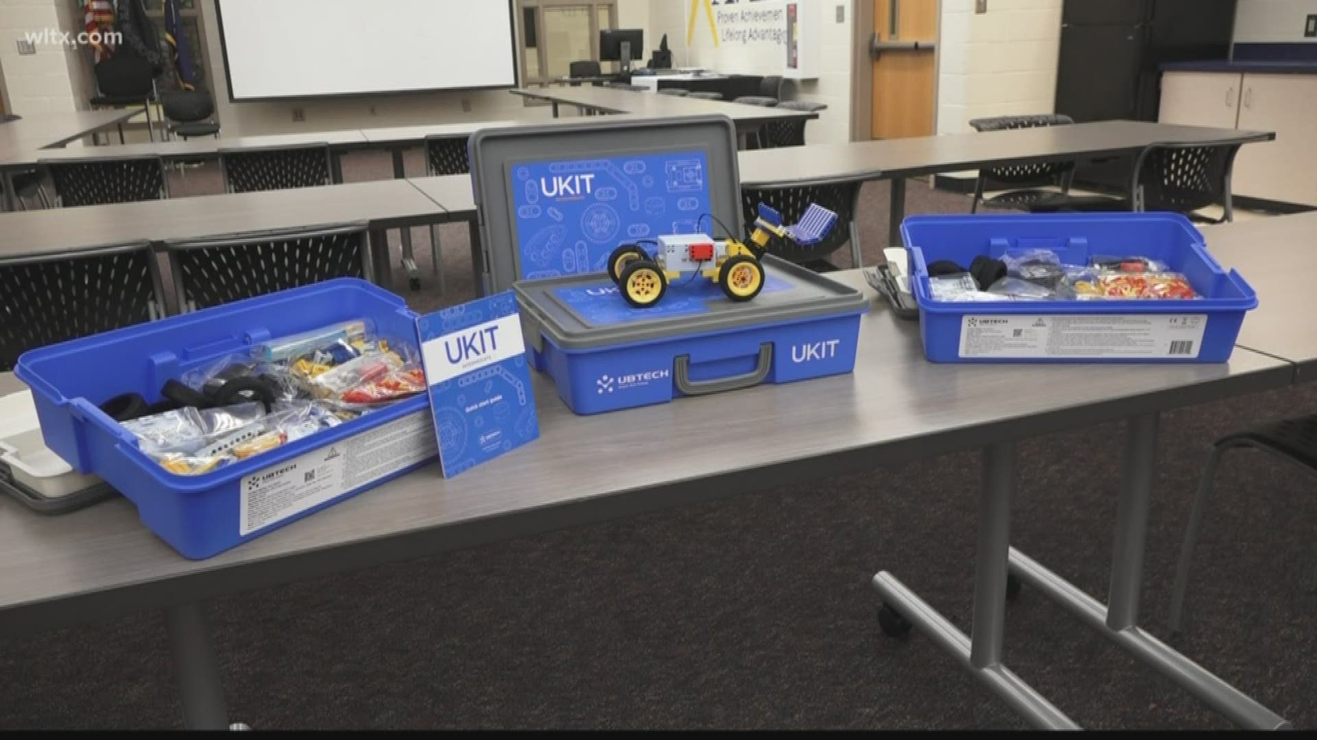 Students at a Richland Two middle school will have new opportunities to use robots in many of their classes after the school won a nationwide grant