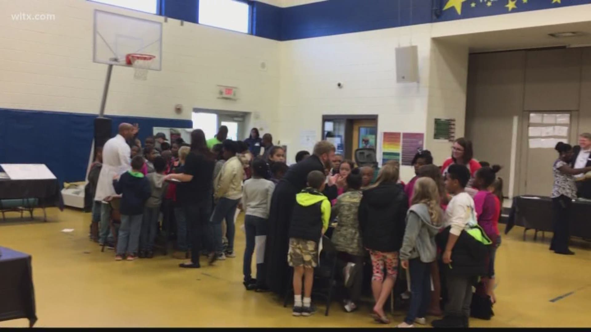 News 19's Whitney Sullivan was able to share her passion for journalism at Jackson Elementary's Career Day.