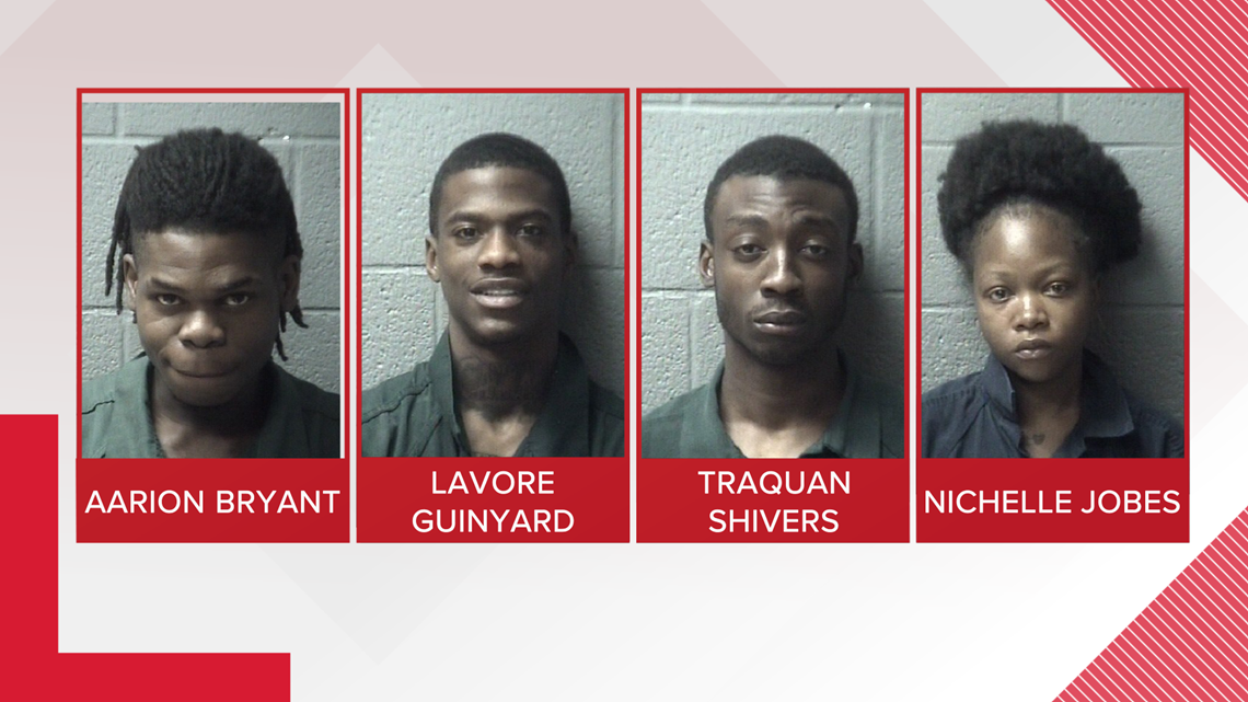 Four arrested after shooting in Orangeburg