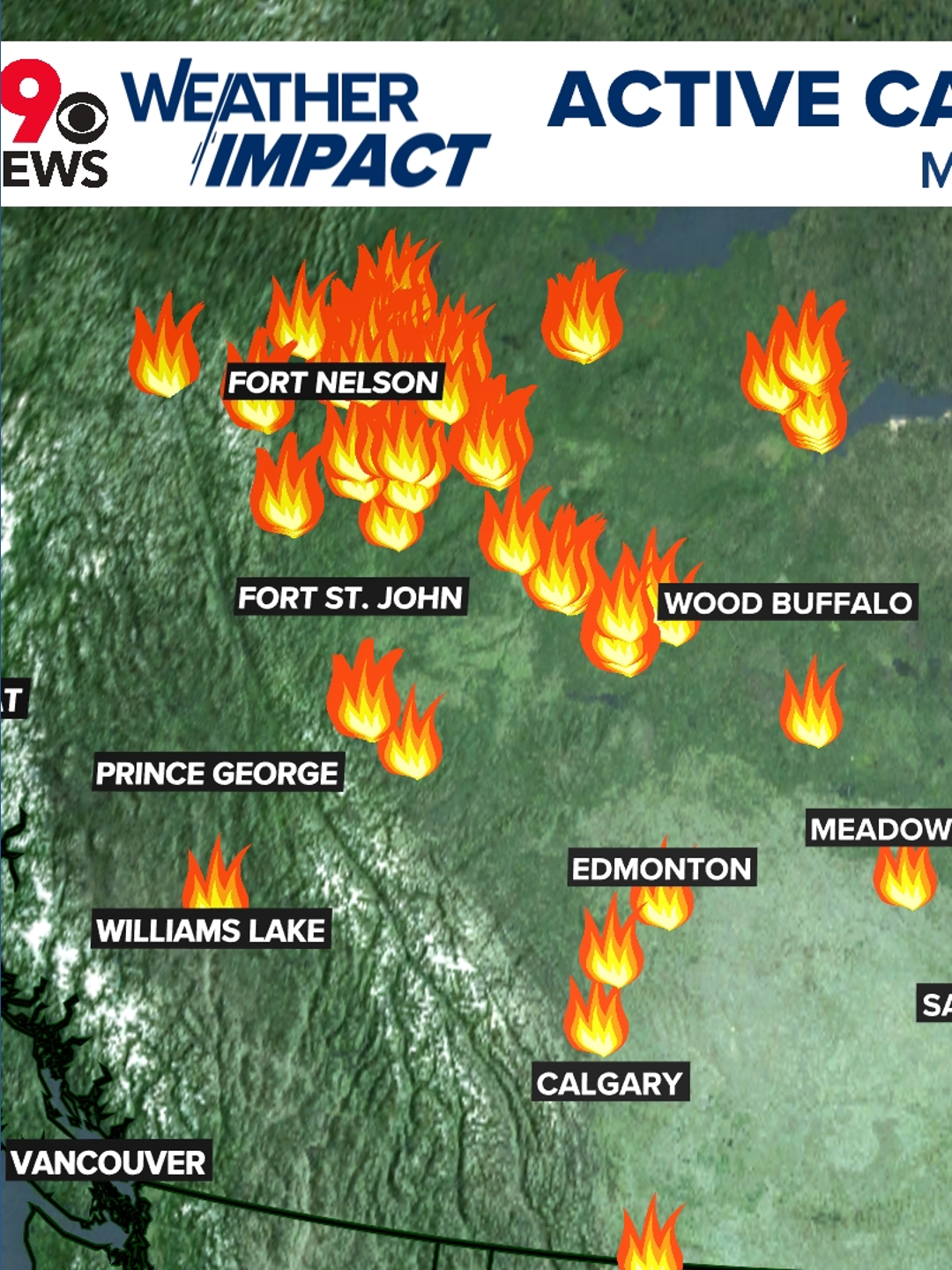 Canadian wildfires impact US air quality and skies | wltx.com