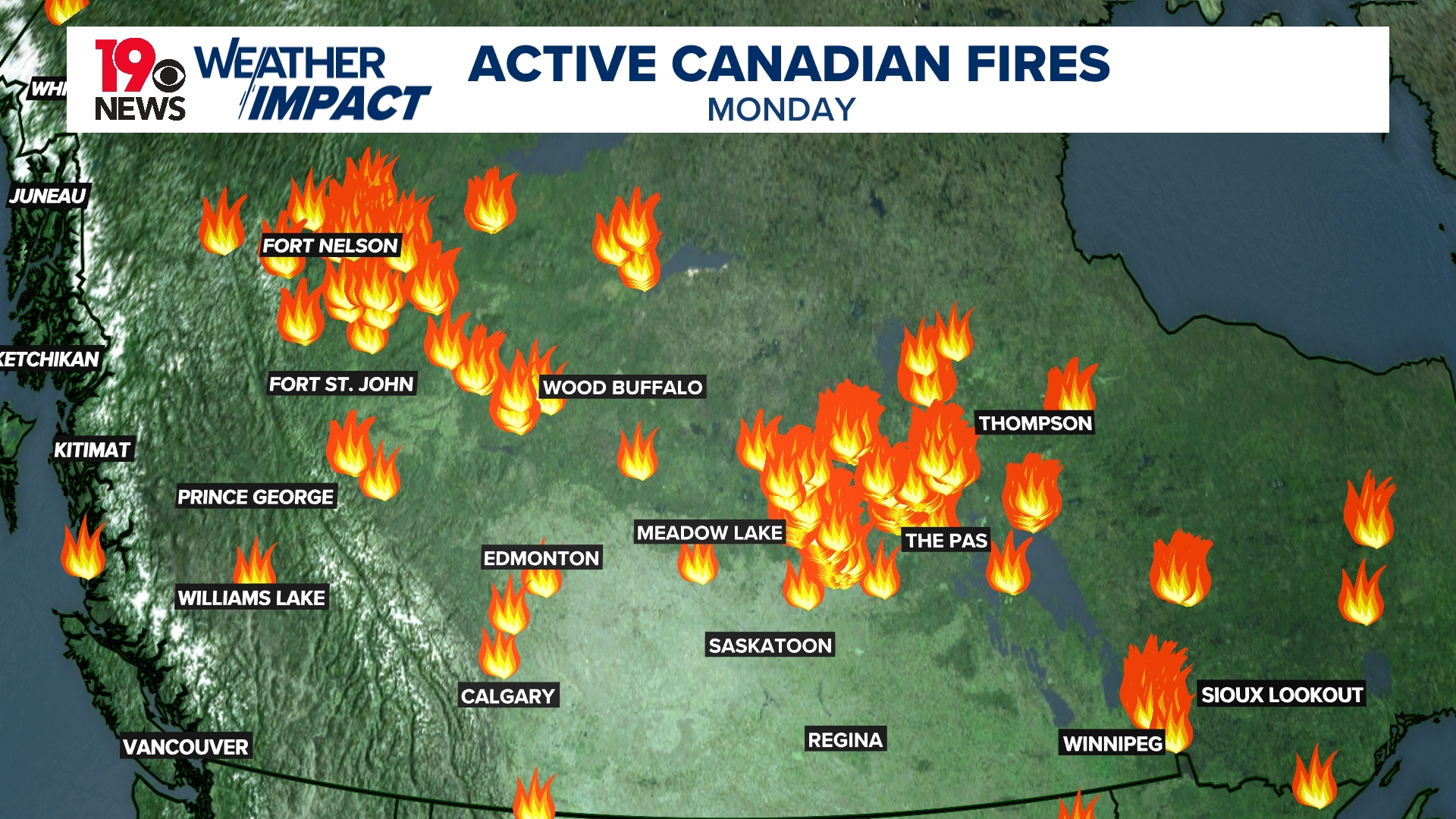 Canadian wildfires impact US air quality and skies | wltx.com