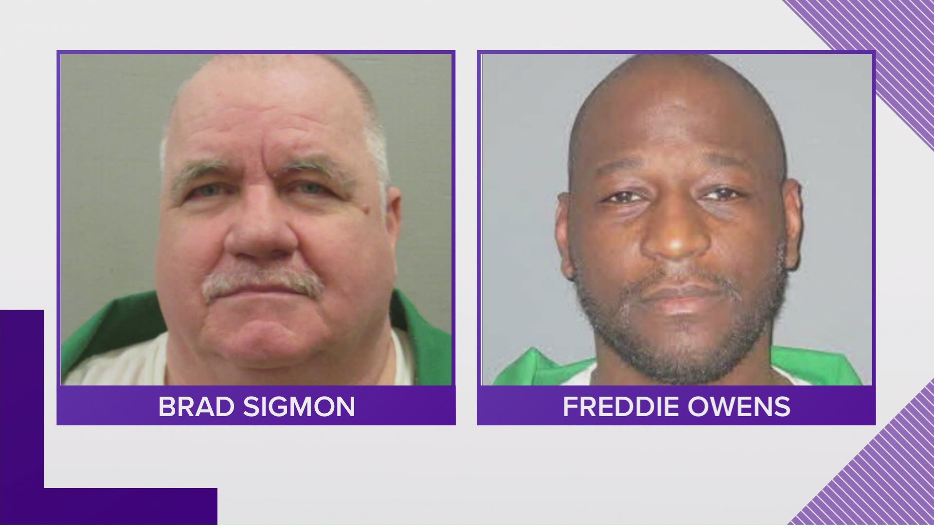 Brad Sigmon and Freddie Owens were set to die later this month.