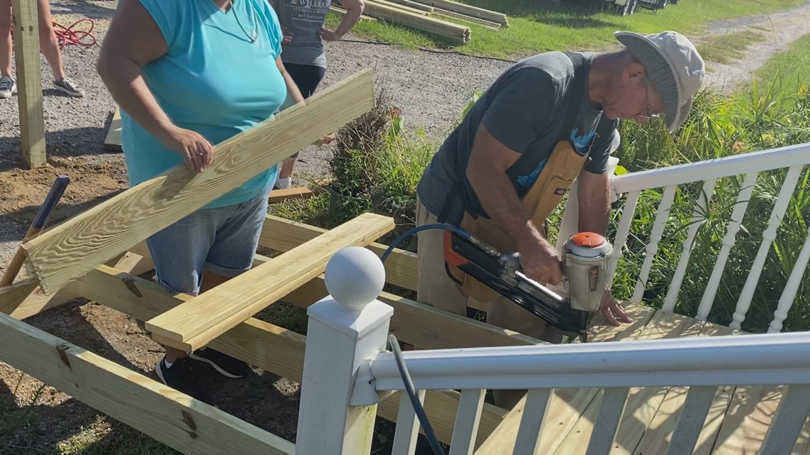 Carpenters for Christ, Williams & Williams build wheelchair ramps