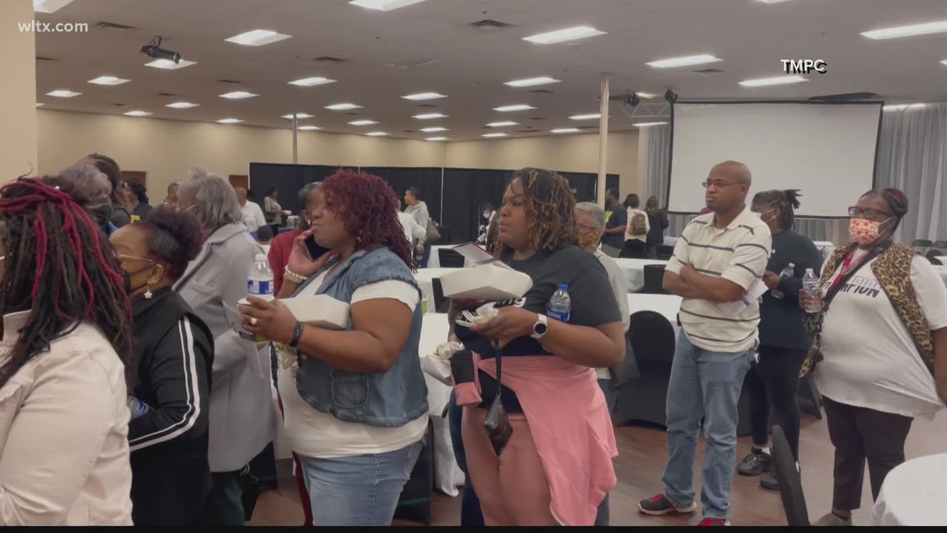 Those who completed three health screenings were given free tickets to the "Black Panther: Wakanda Forever," organizers say.