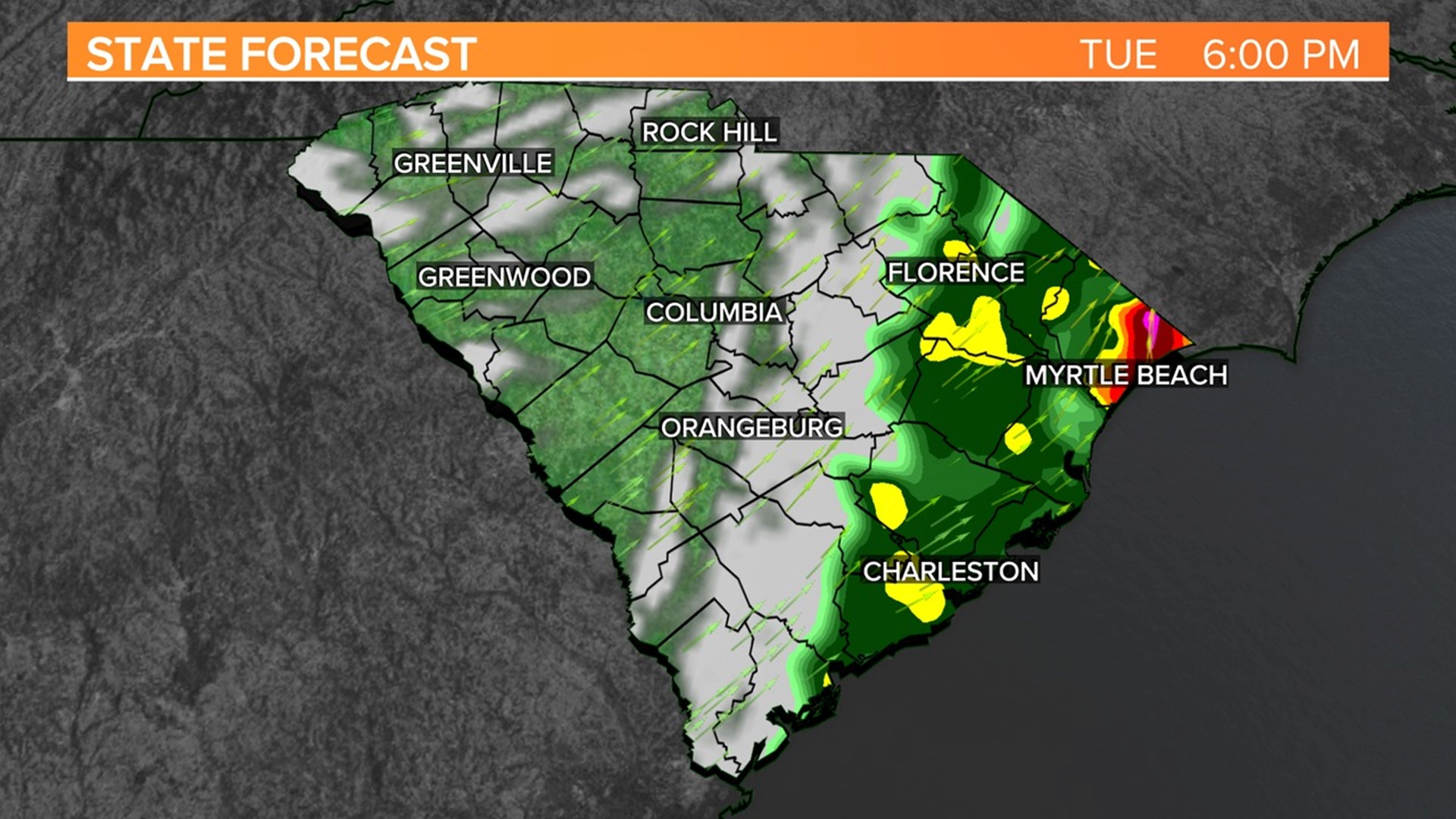 Severe weather possible across South Carolina Tuesday afternoon | wltx.com