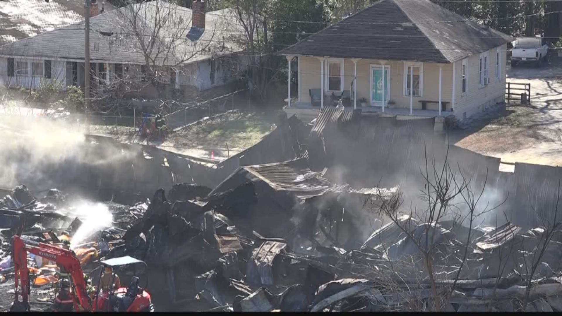 Neighbors talk about the fire at the Sumter warehouse