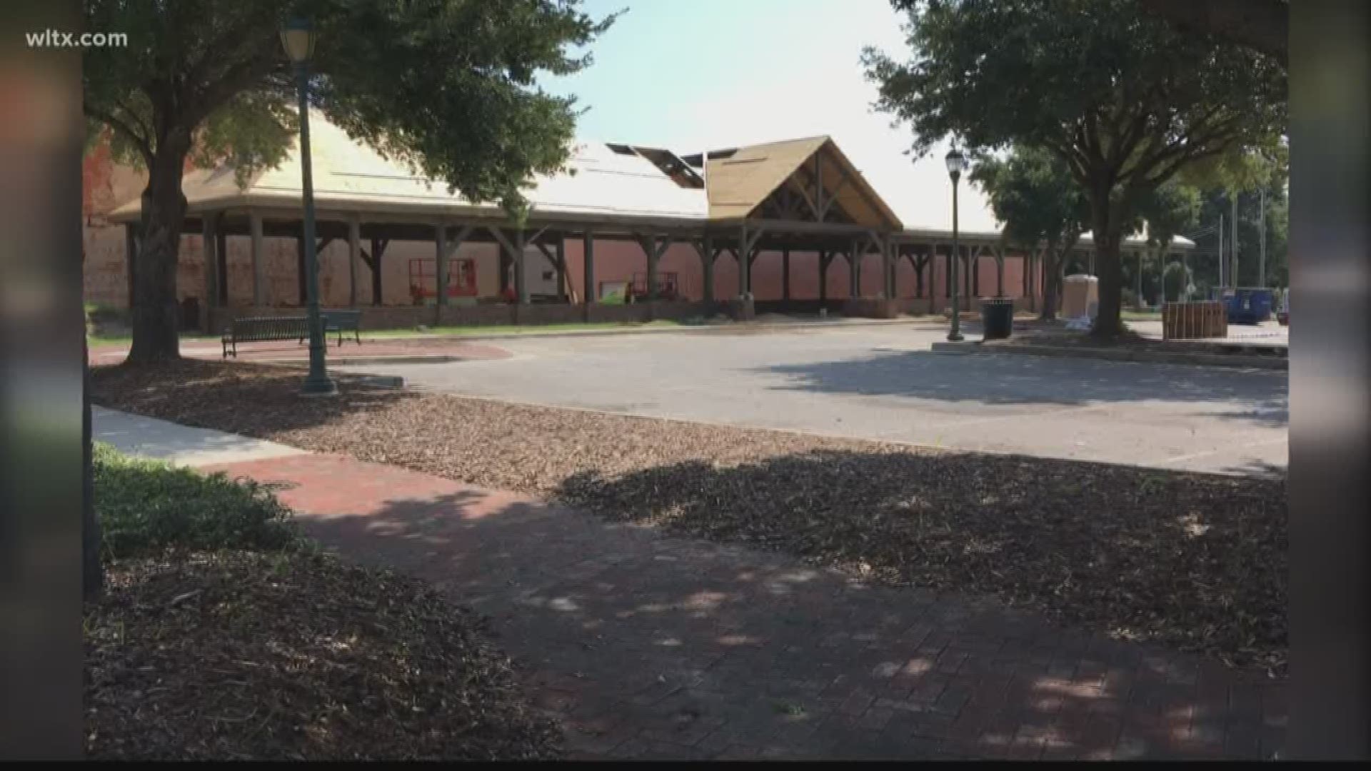 Orangeburg's open air pavilion is scheduled to open in the late fall of 2019