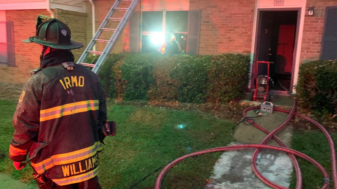 Fire contained at apartment complex off Bower Parkway near Columbia
