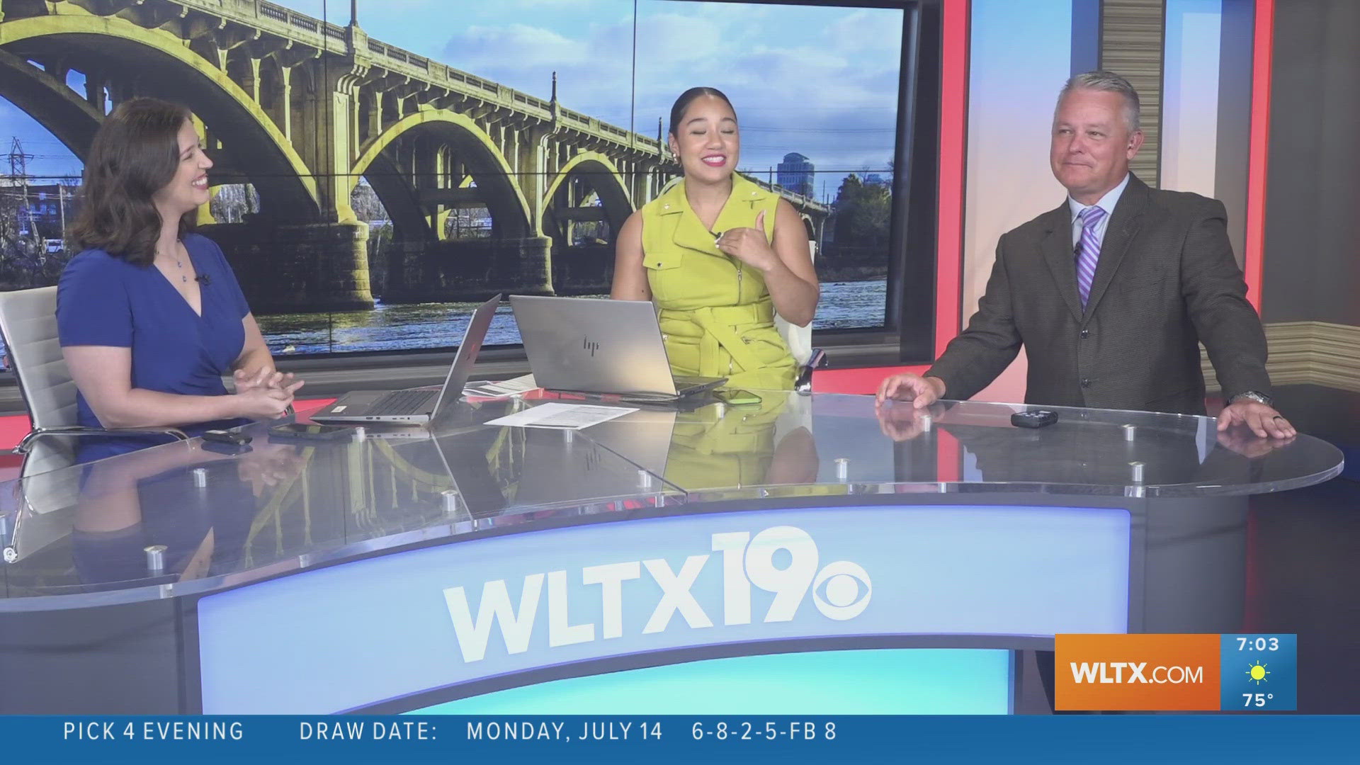 News19 7-8am Morning Show streaming on WLTX+, Tuesday, July 15, 2025