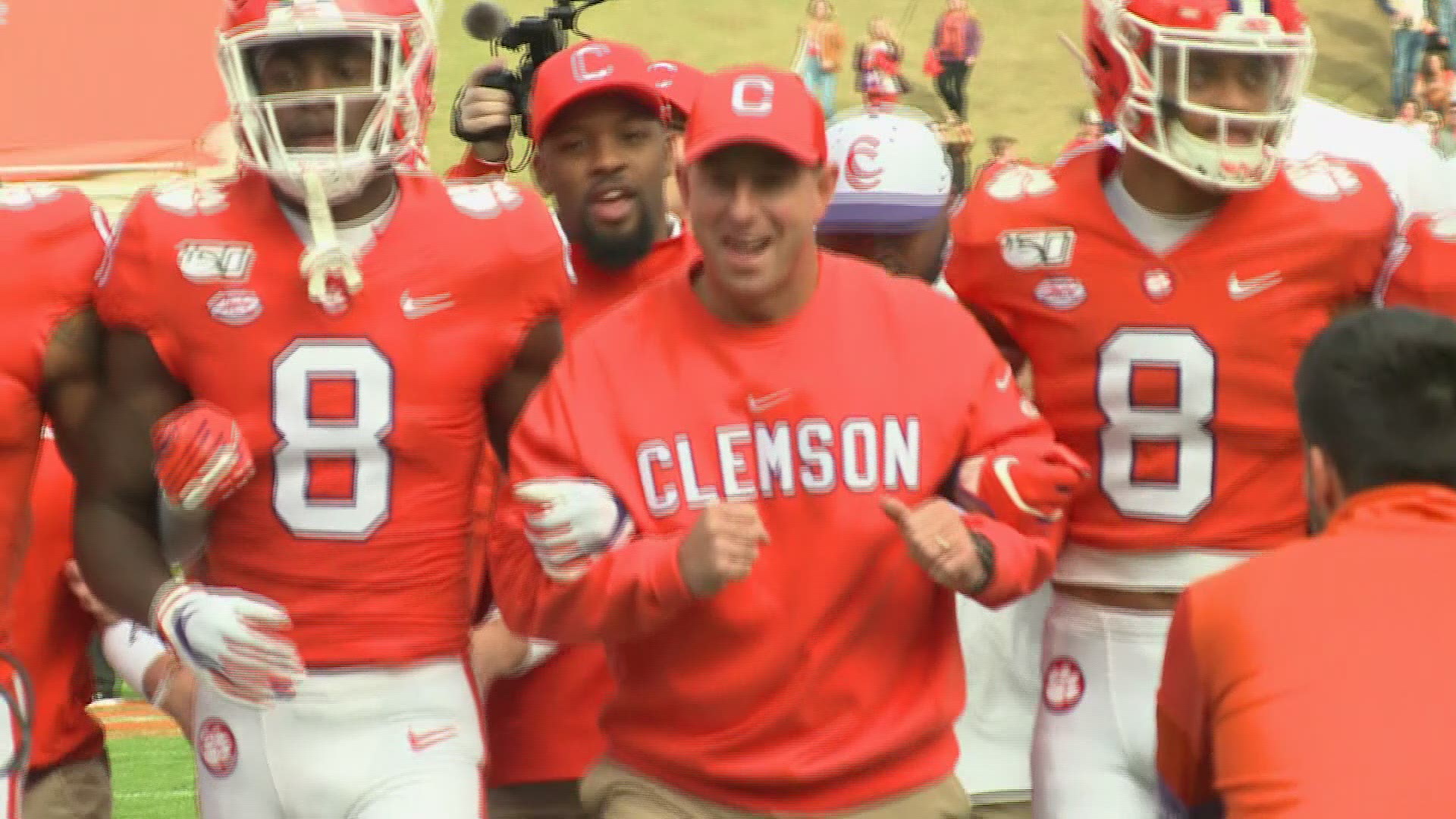 During his conference call with the media Friday, Clemson head football coach Dabo Swinney gave a pep talk for college football fans and the country in general.