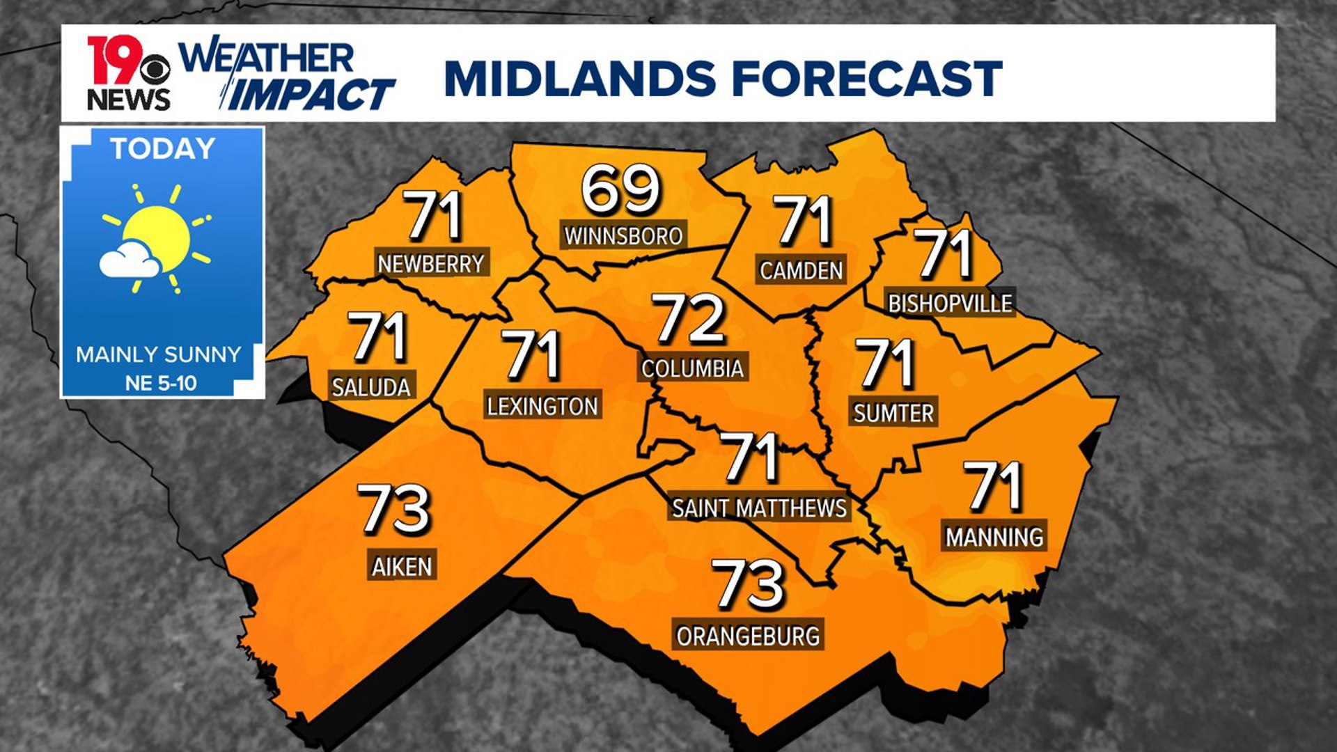 Mainly sunny, cooler Tuesday South Carolina weather | wltx.com