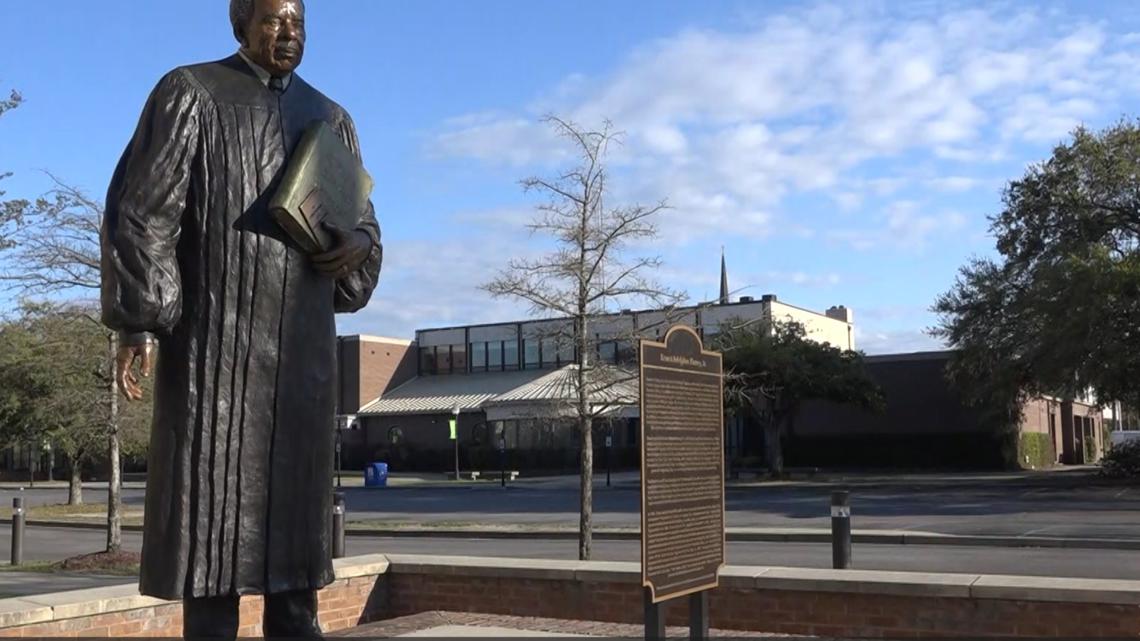 Statue honors Ernest Finney Jr., first African American Chief Justice in SC