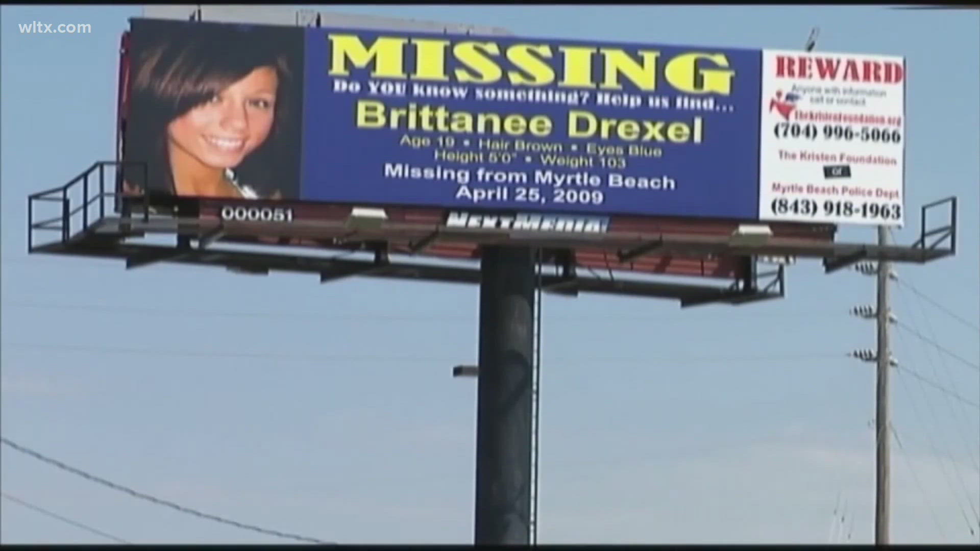 Brittanee Drexel, 17, disappeared from Myrtle Beach while on Spring Break in 2009. Her body was never found.   Raymond Moody confessed to killing her.