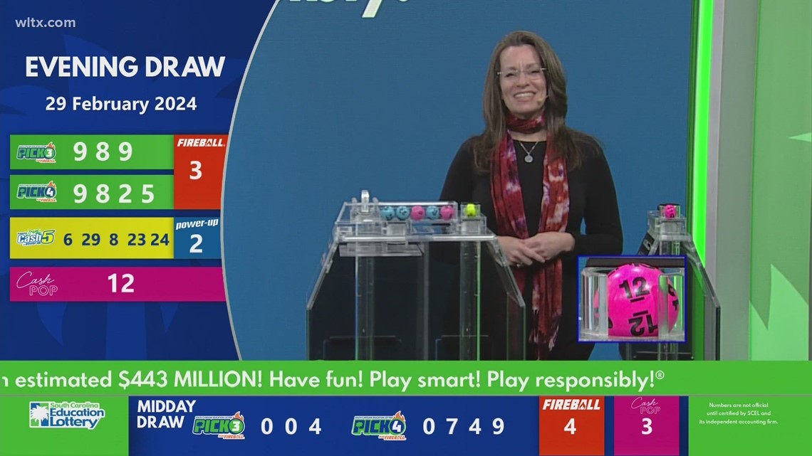 Evening SC winning lottery numbers for February 29, 2024 | wltx.com