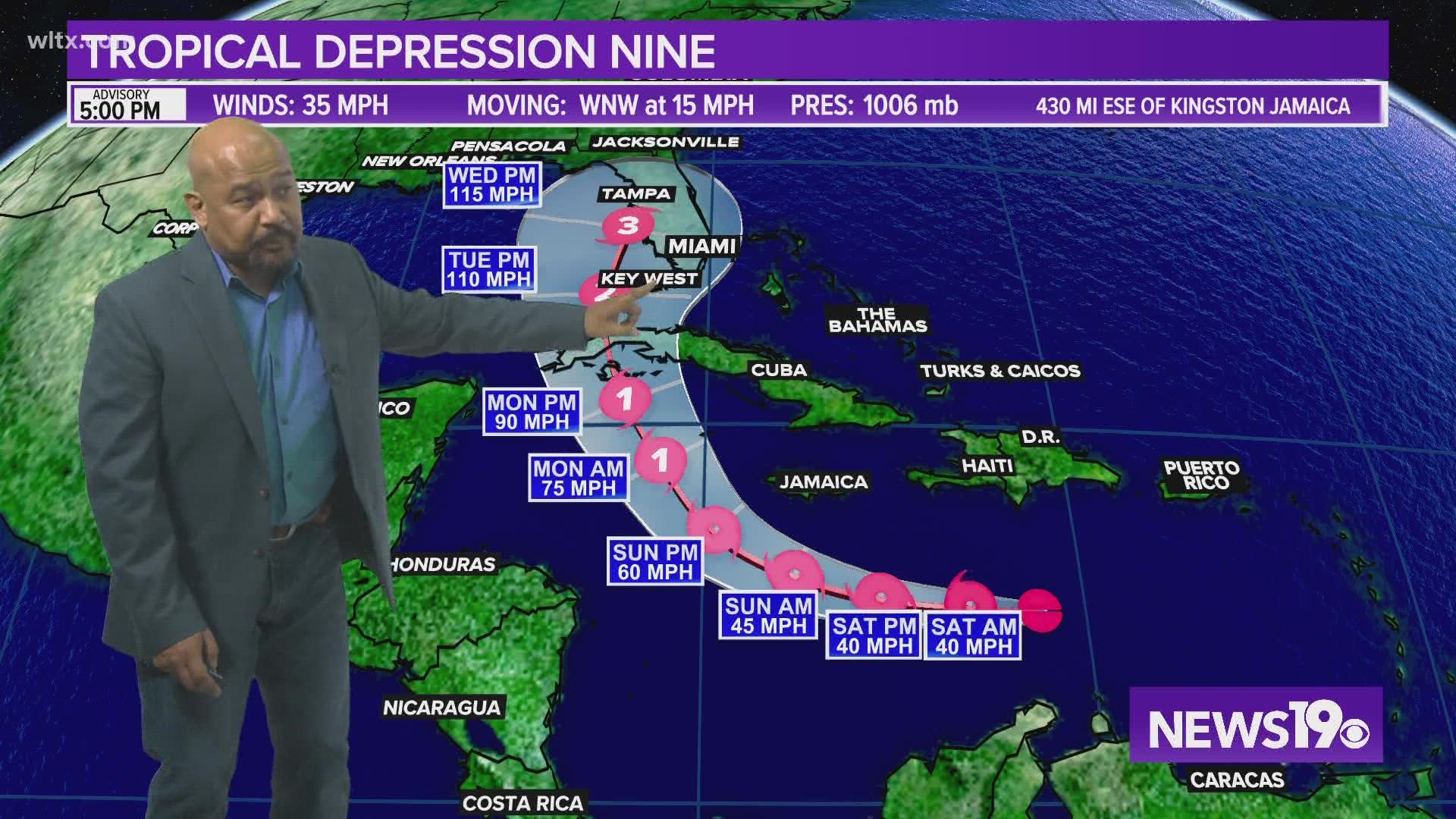 Tracking the tropics with a potential hurricane impacting the U.S.