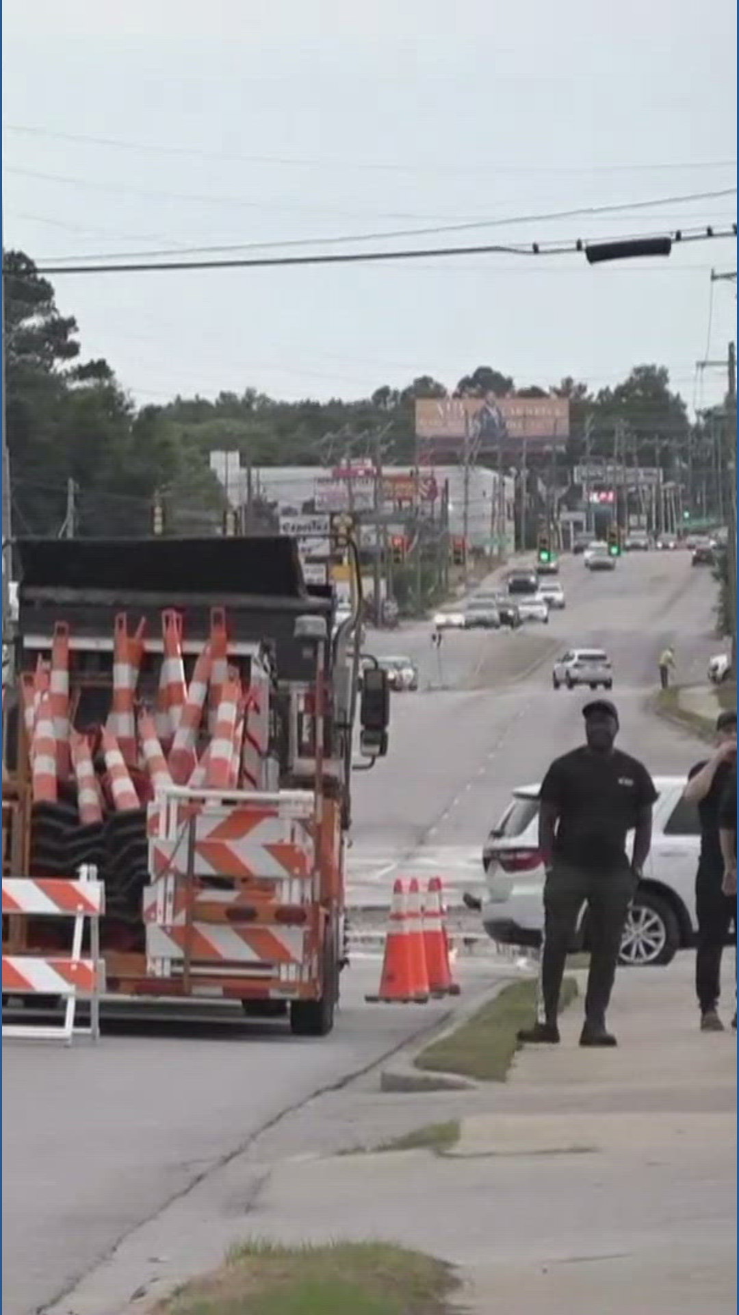 Water main break shuts down part of Two Notch Road | wltx.com