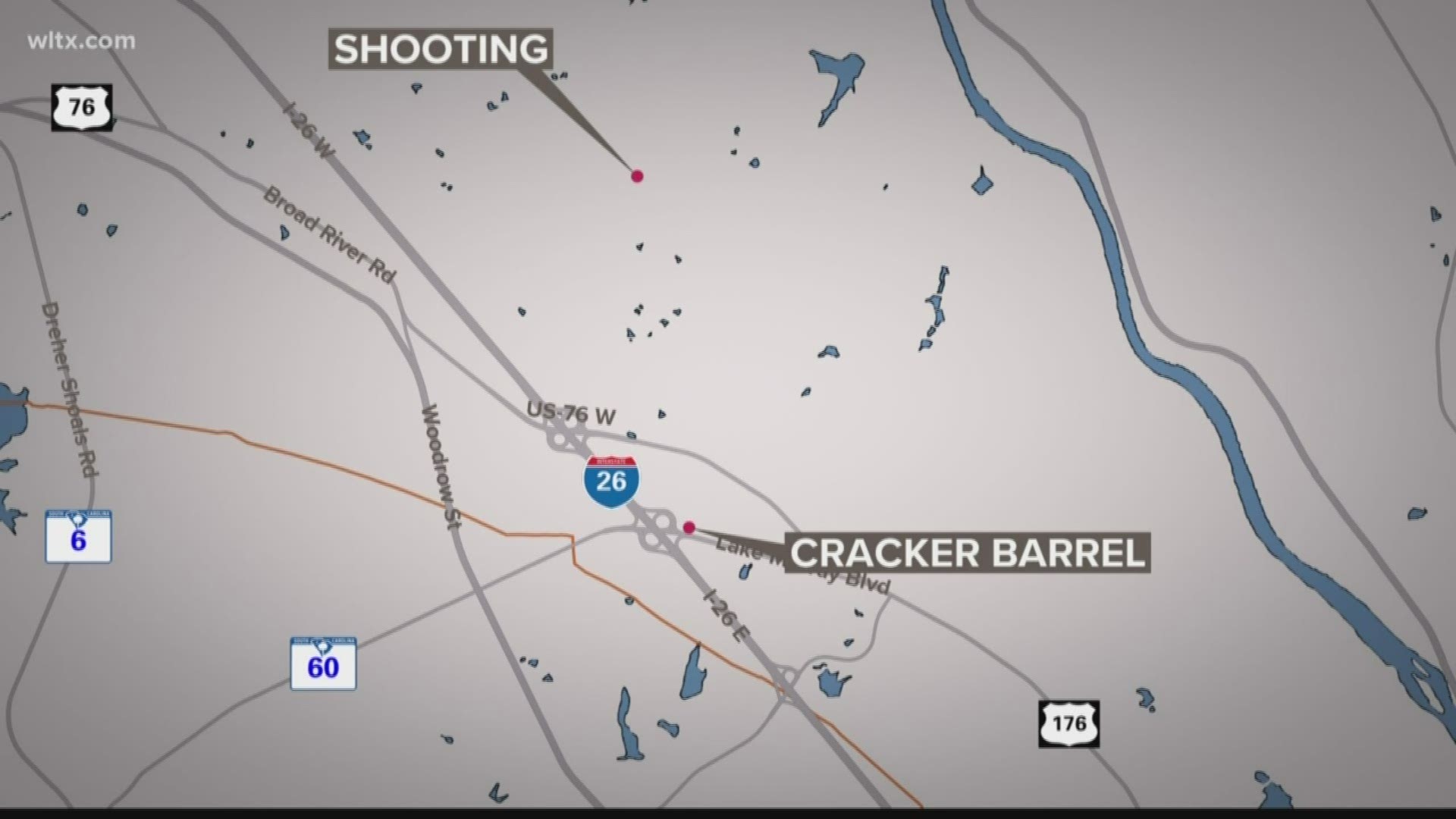 The burglar shot out the back patio door of the home, that's when the homeowner got his own gun.