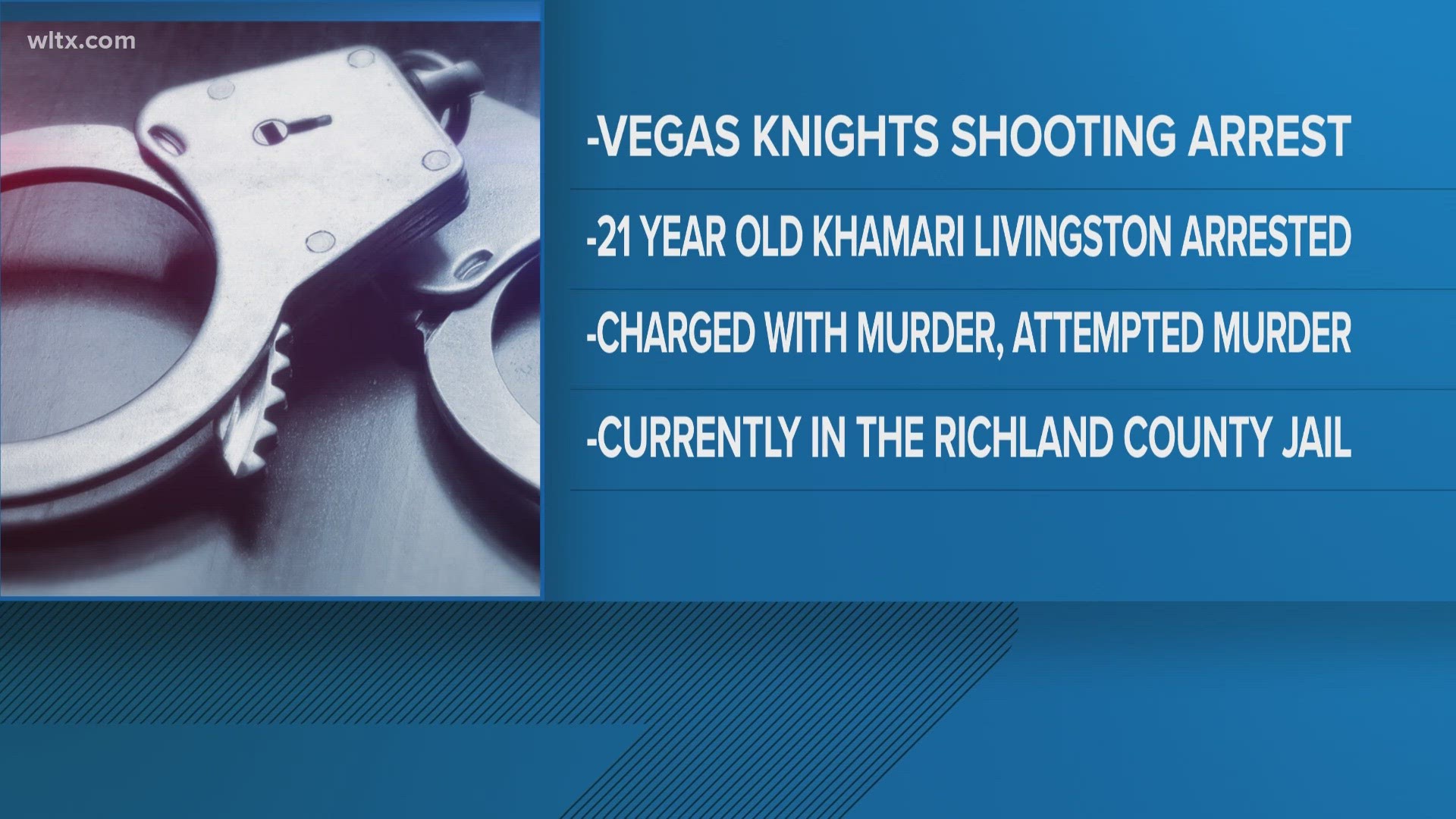 This involved the fatal shooting at a Columbia night club, Vegas Knights.
