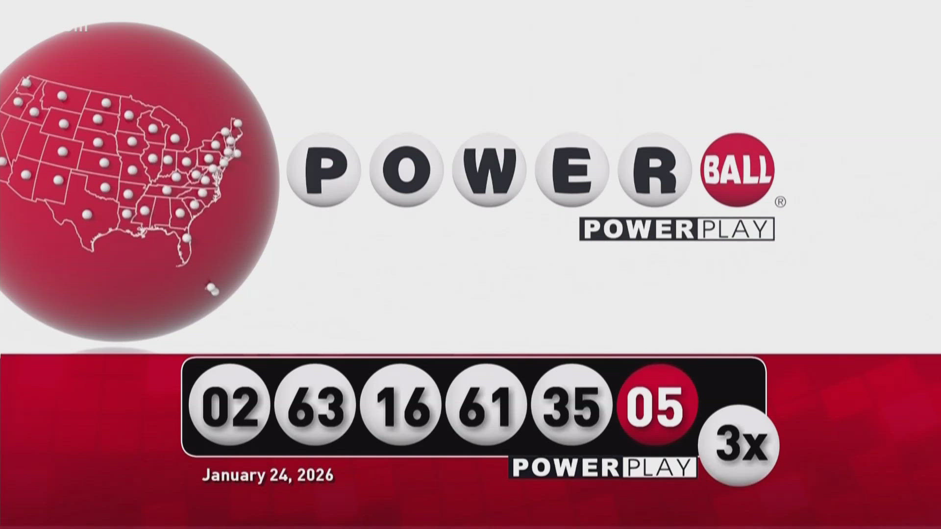 Powerball January 24, 2026
