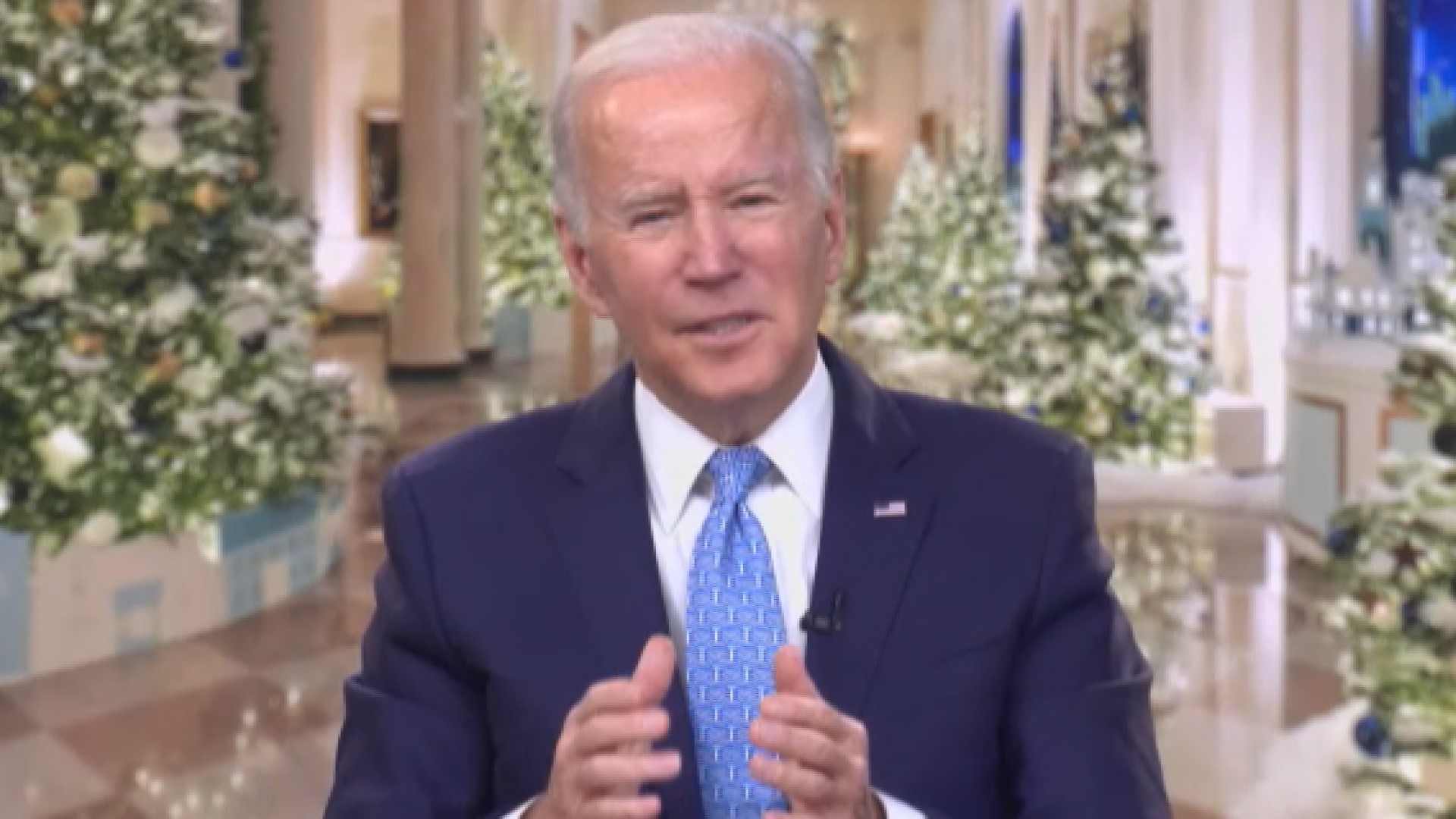 President Joe Biden discusses supply chain issues, gas prices, and the need to come together.