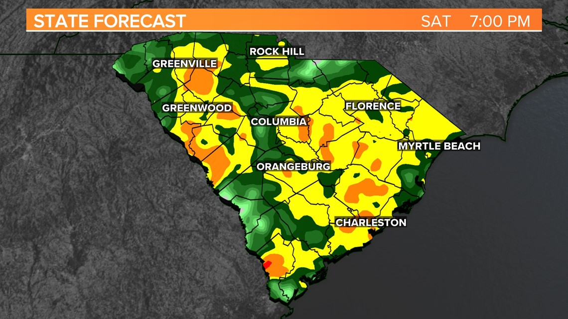 Soggy, Cooler, South Carolina Weekend Weather | wltx.com
