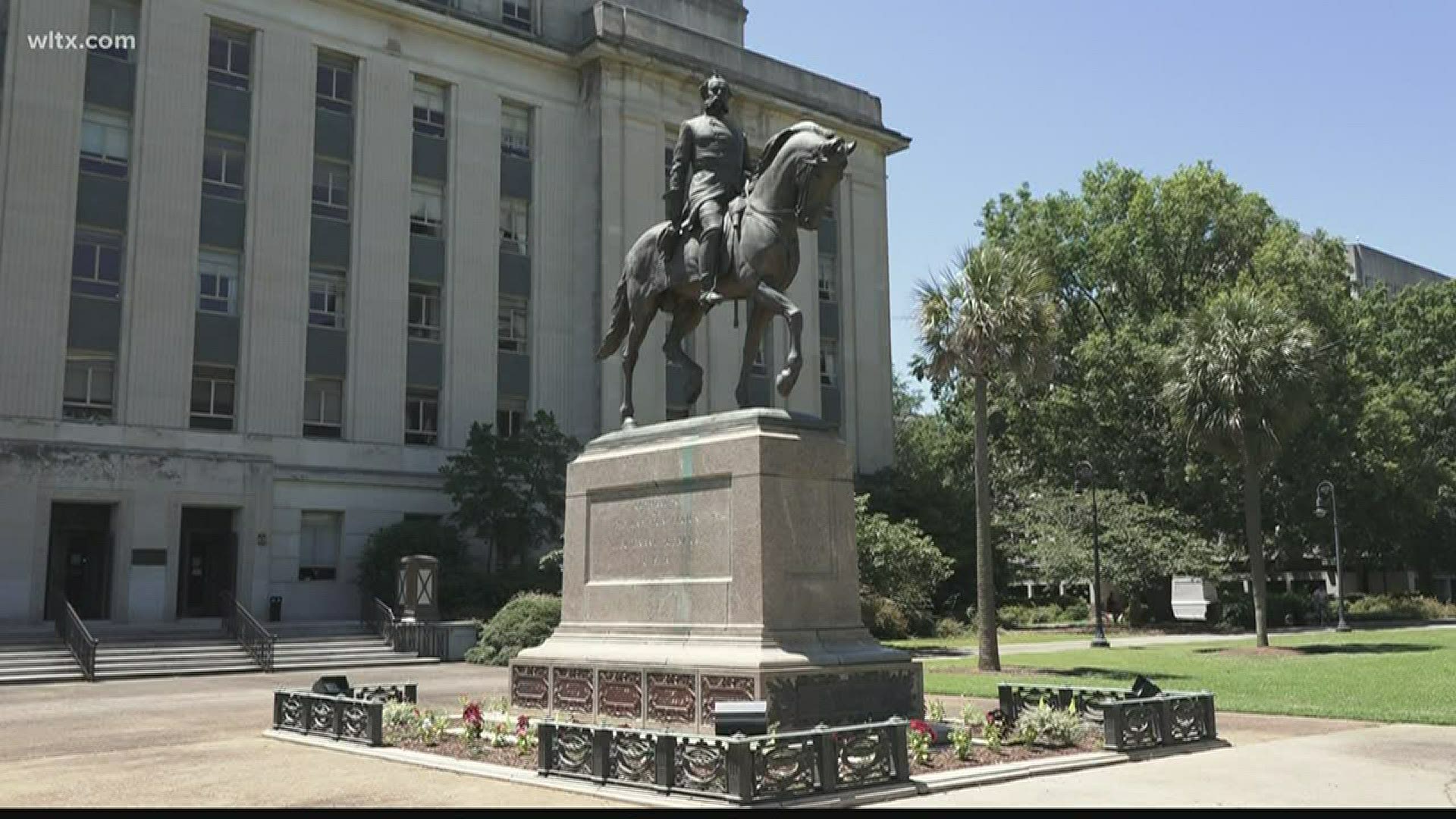 The South Carolina Heritage Act requires a two-third majority of the state legislature to approve the removal of a Confederate monument.