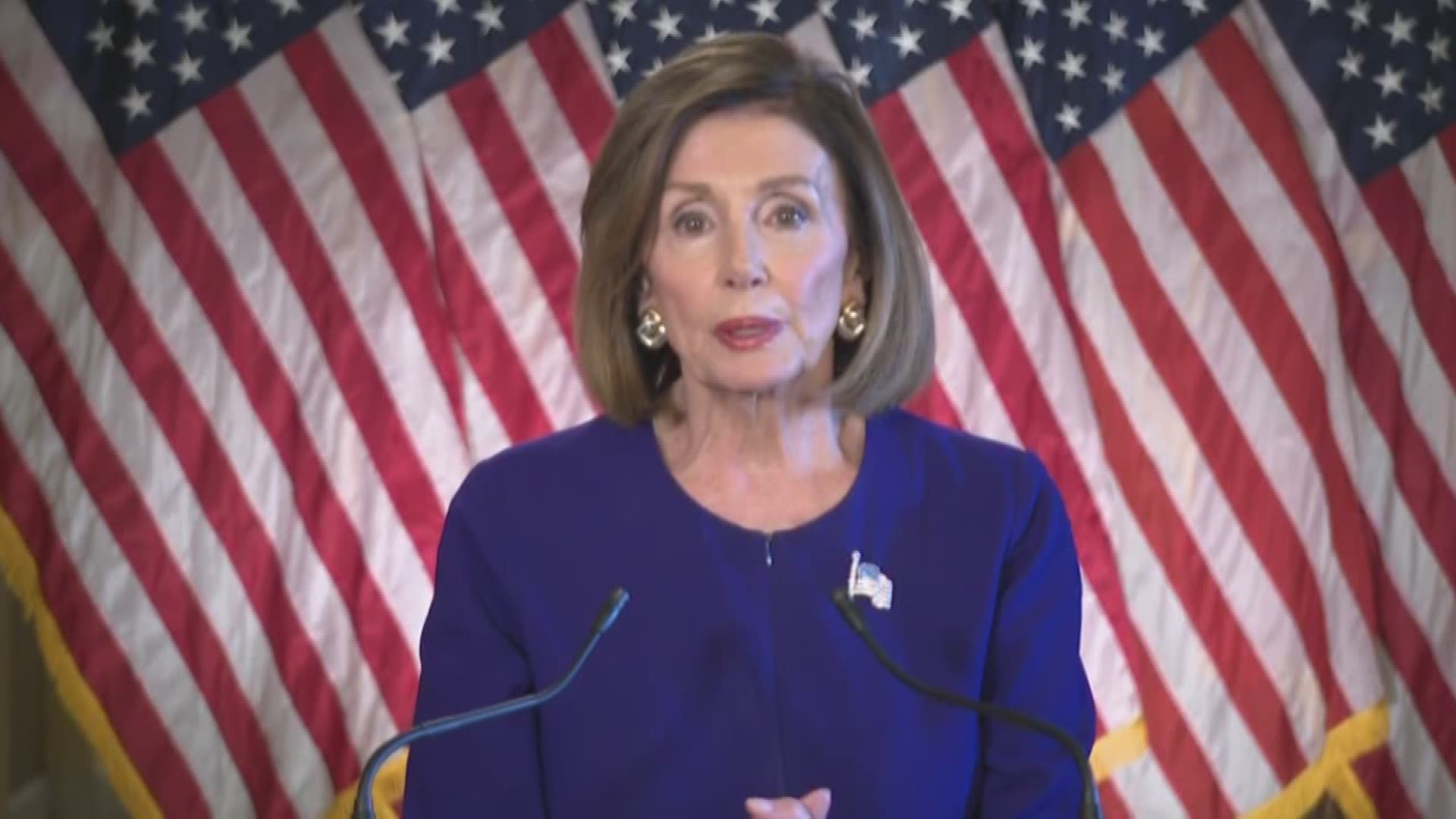 U.S. House Speaker Pelosi announces the House is moving forward with official impeachment inquiry, says 'no one is above the law'