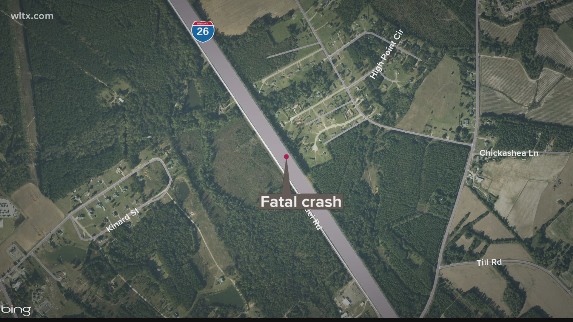 One person is dead after a crash in Orangeburg County on Thursday afternoon.