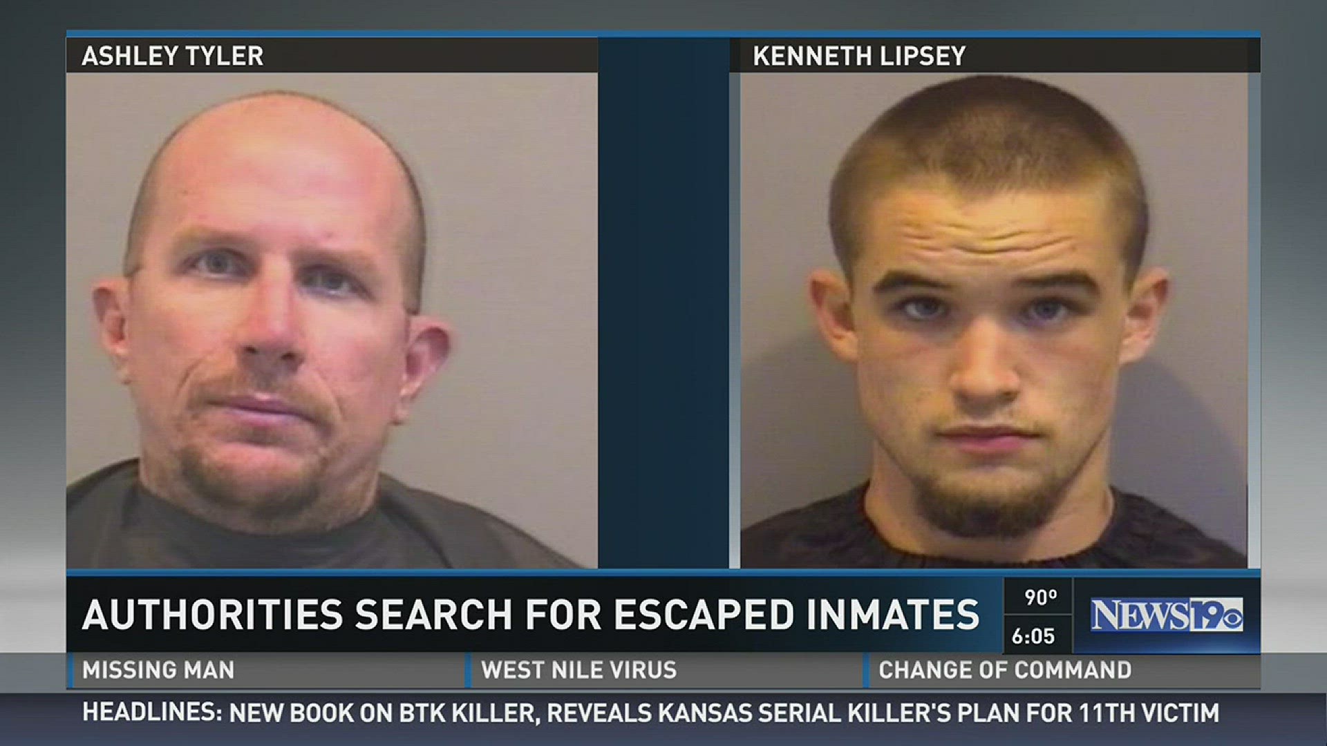 Authorities are searching for two inmates who escaped from the Union jail.