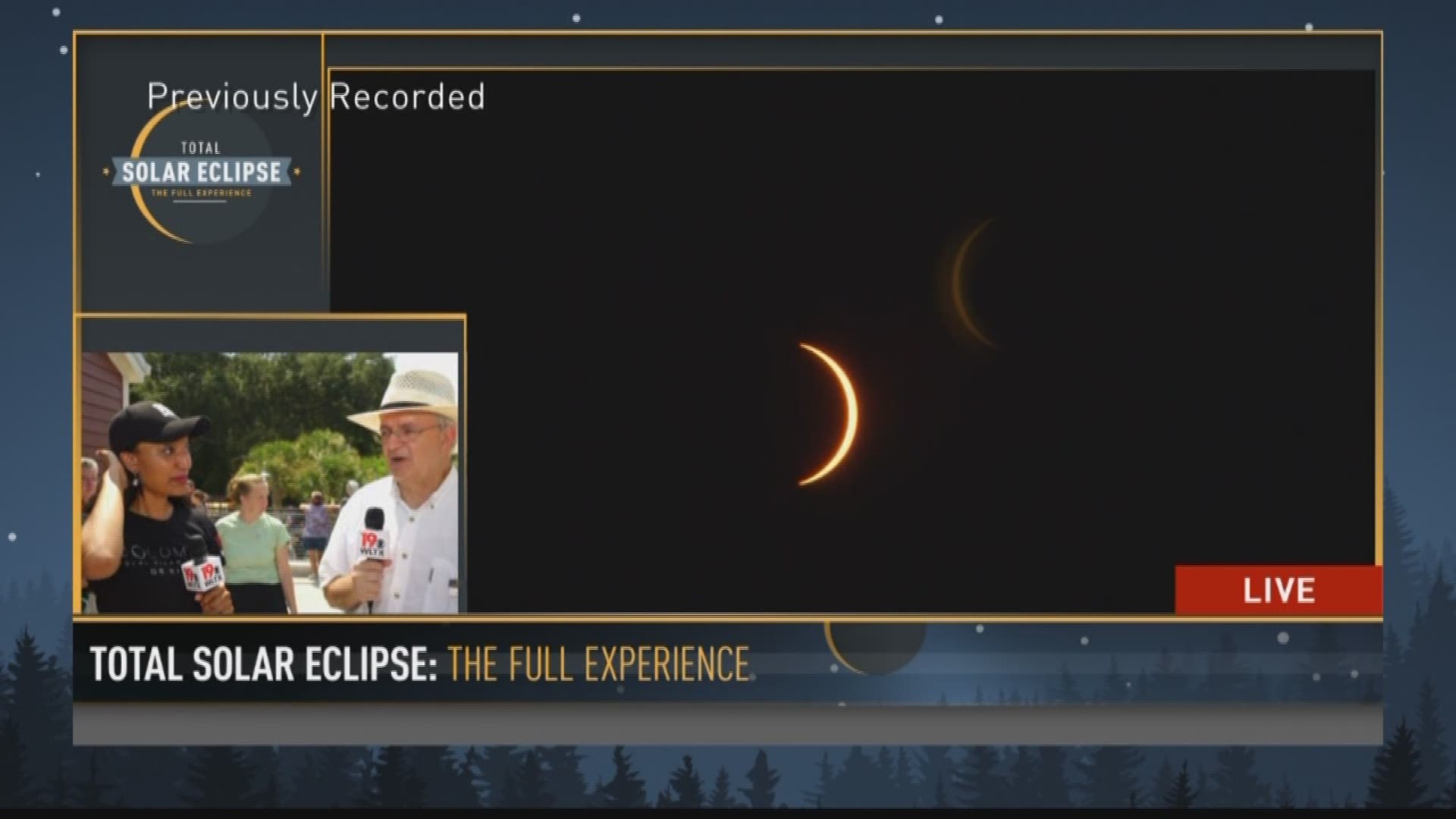 Jim Gandy has been waiting some 42 years to see a total solar eclipse. Watch his emotional reaction.