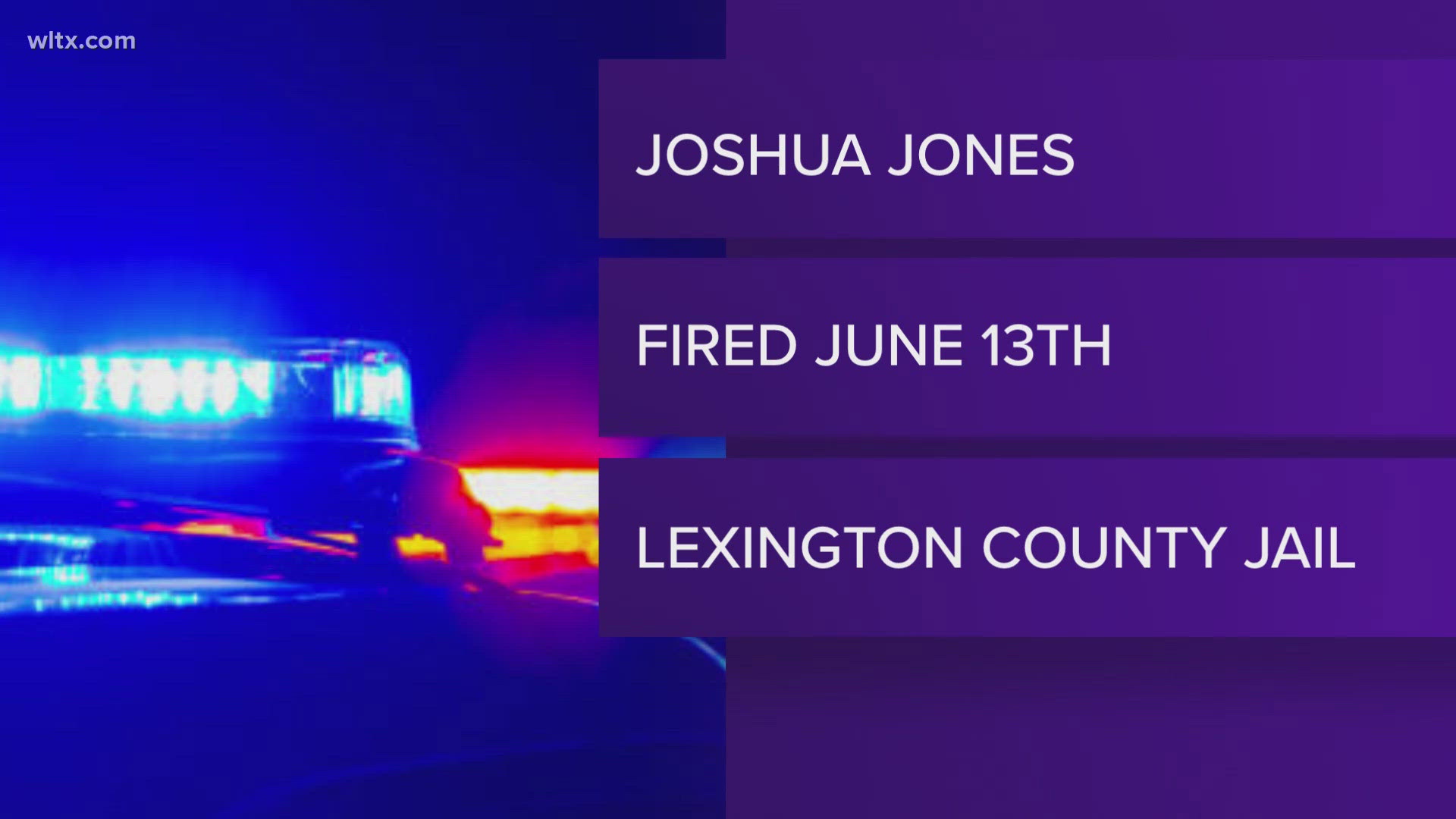 Joshua Jones, 33, was booked into the Lexington County jail Monday morning.