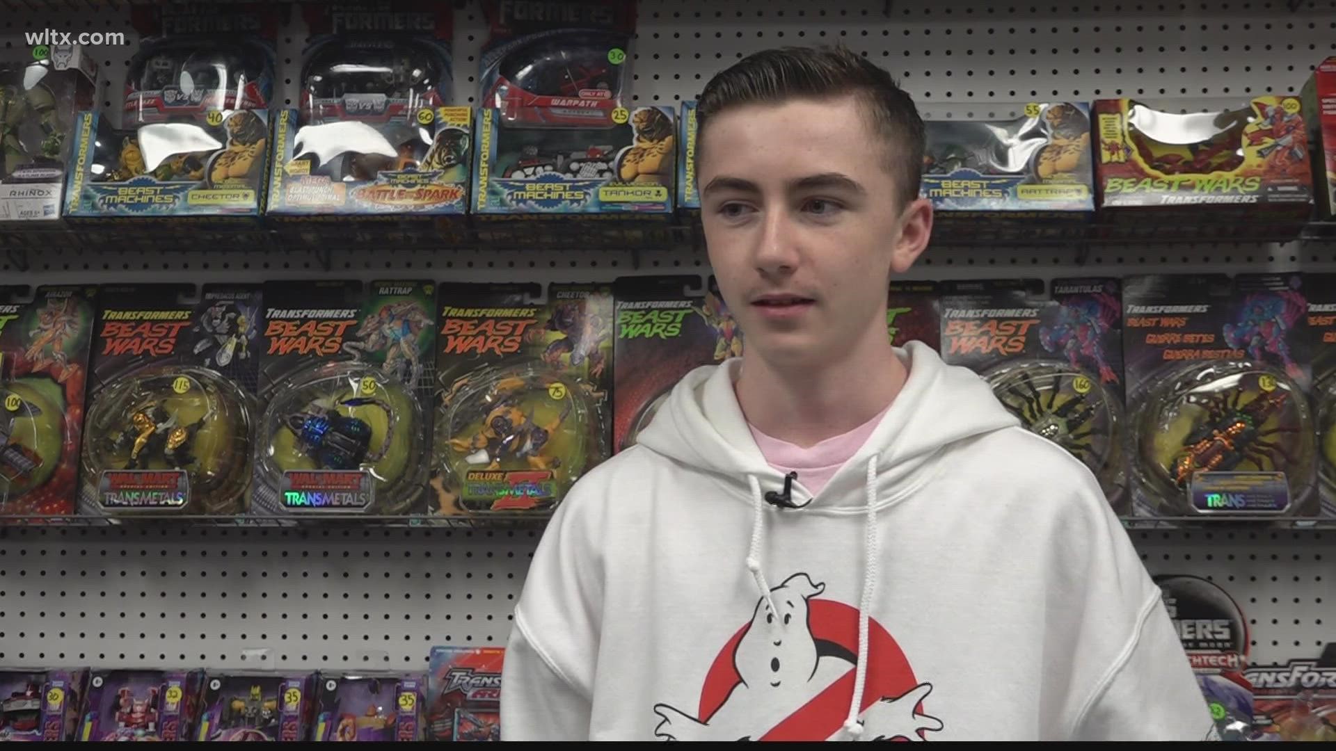 14-year-old Lawson Taylor expanding LT Toys & Stuff, more than tripling the store's space