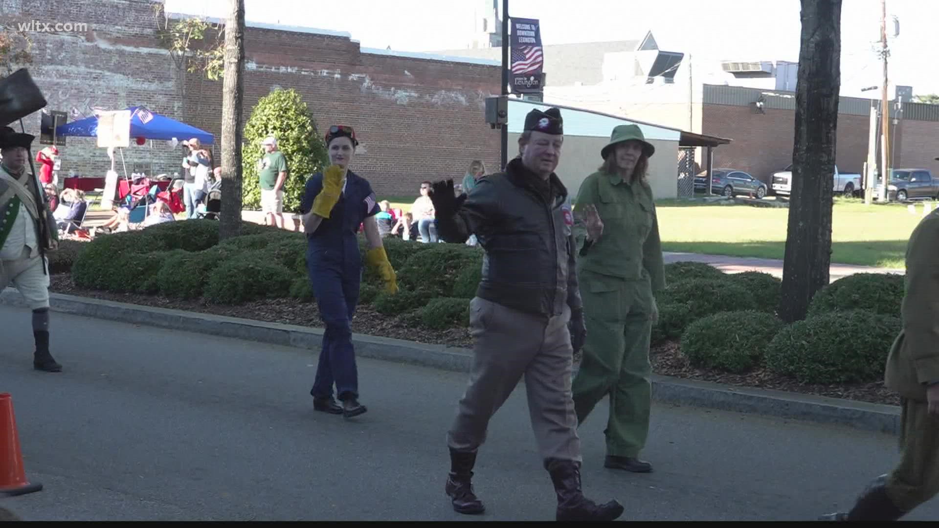Downtown Lexington was filled with hundreds of attendee's ready to celebrate Veterans Day