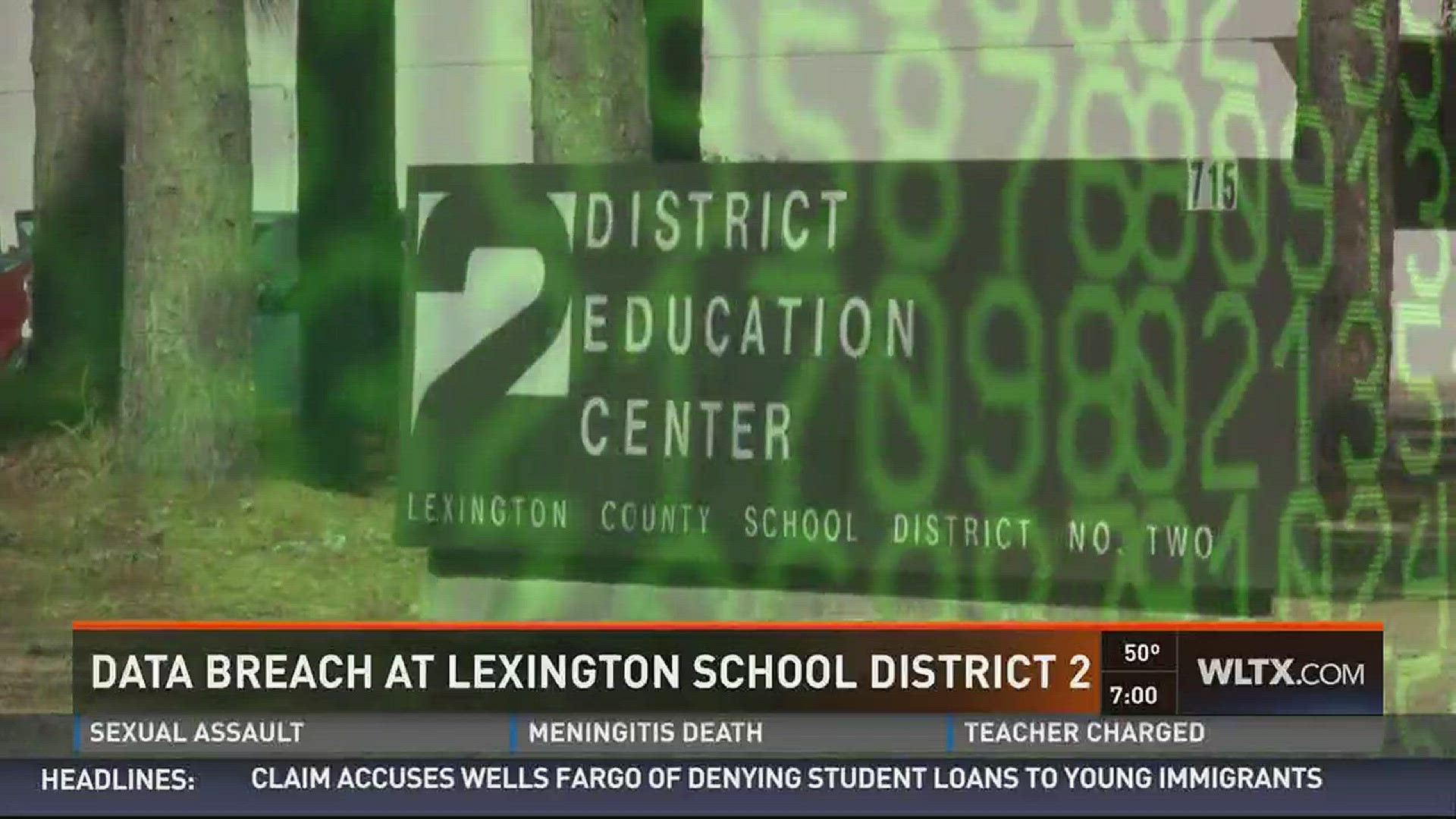 A data breach at Lexington School district 2.
