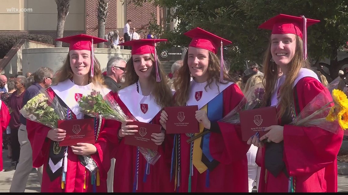 Quadruplets shine at Spring Hill High School graduation