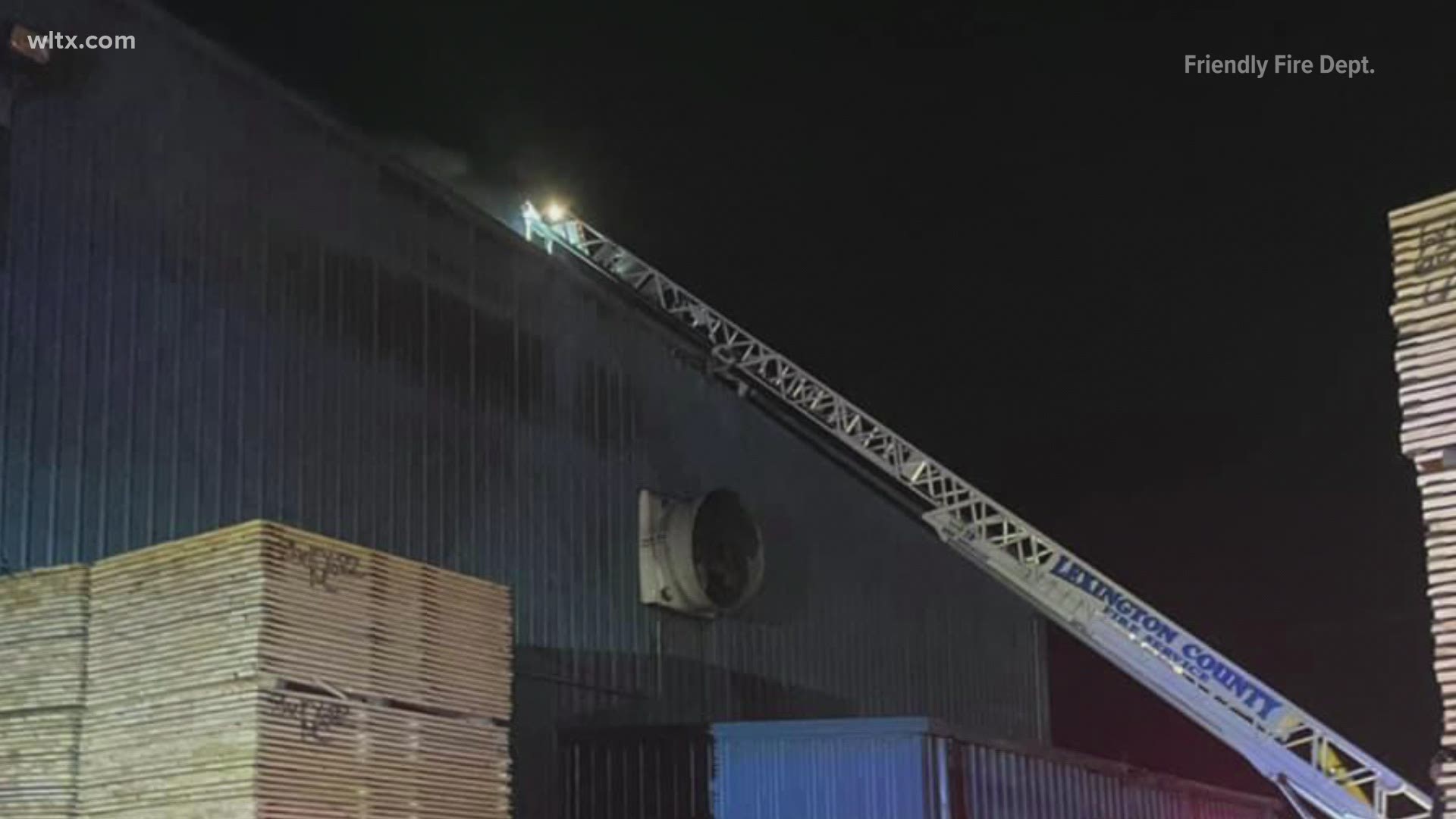 Fire crews in Newberry put out a fire at the West Fraser Lumber Mill on college street.