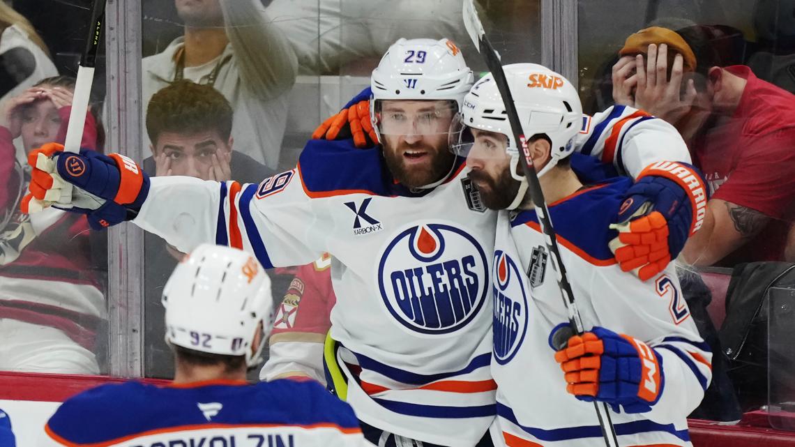 Leon Draisaitl scores in OT again, Oilers beat Panthers 5-4 in Game 4 ...