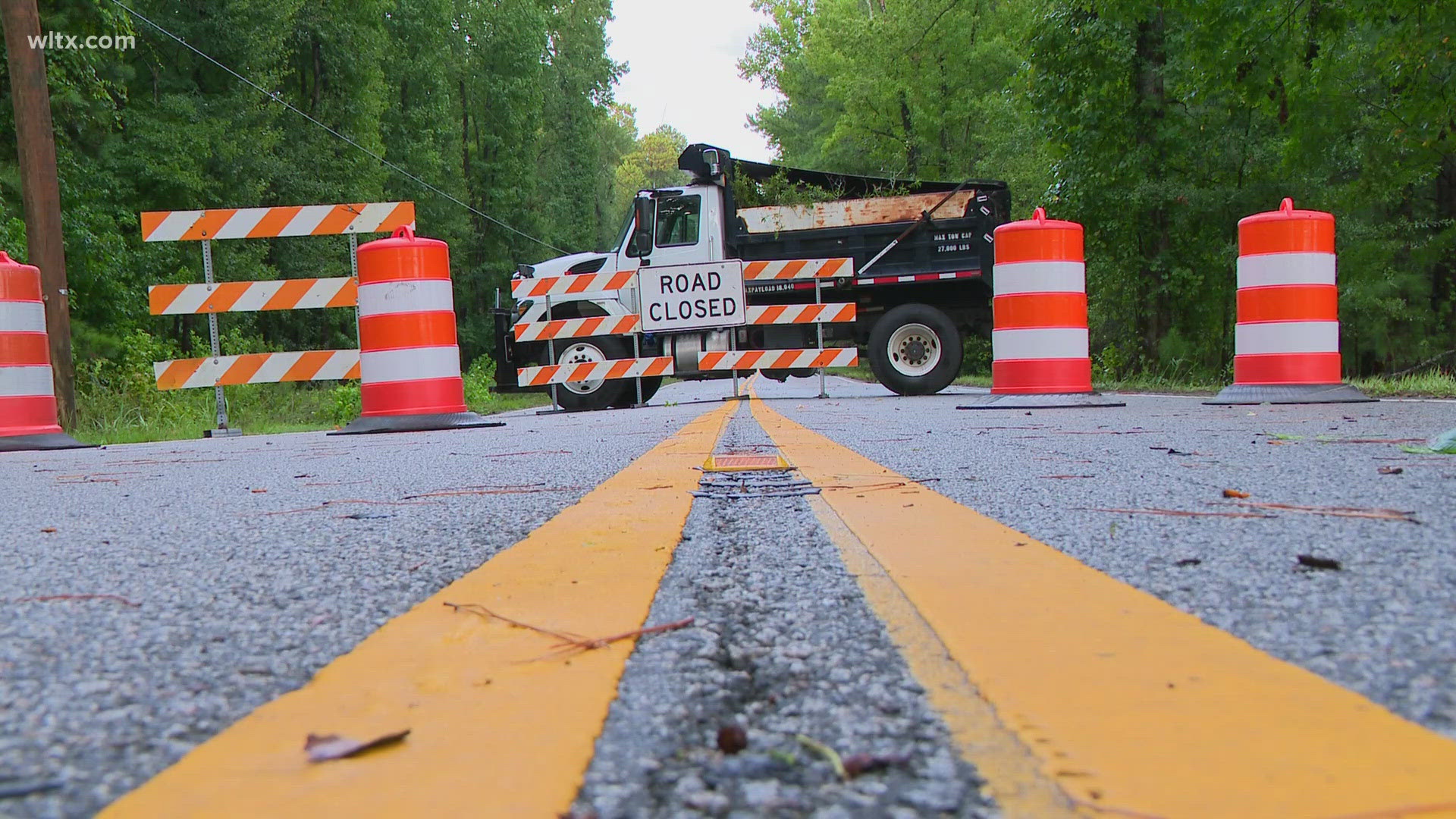 Richland County officials said a stretch of Killian Road in northeast Richland County is closed due to the recent heavy rains.