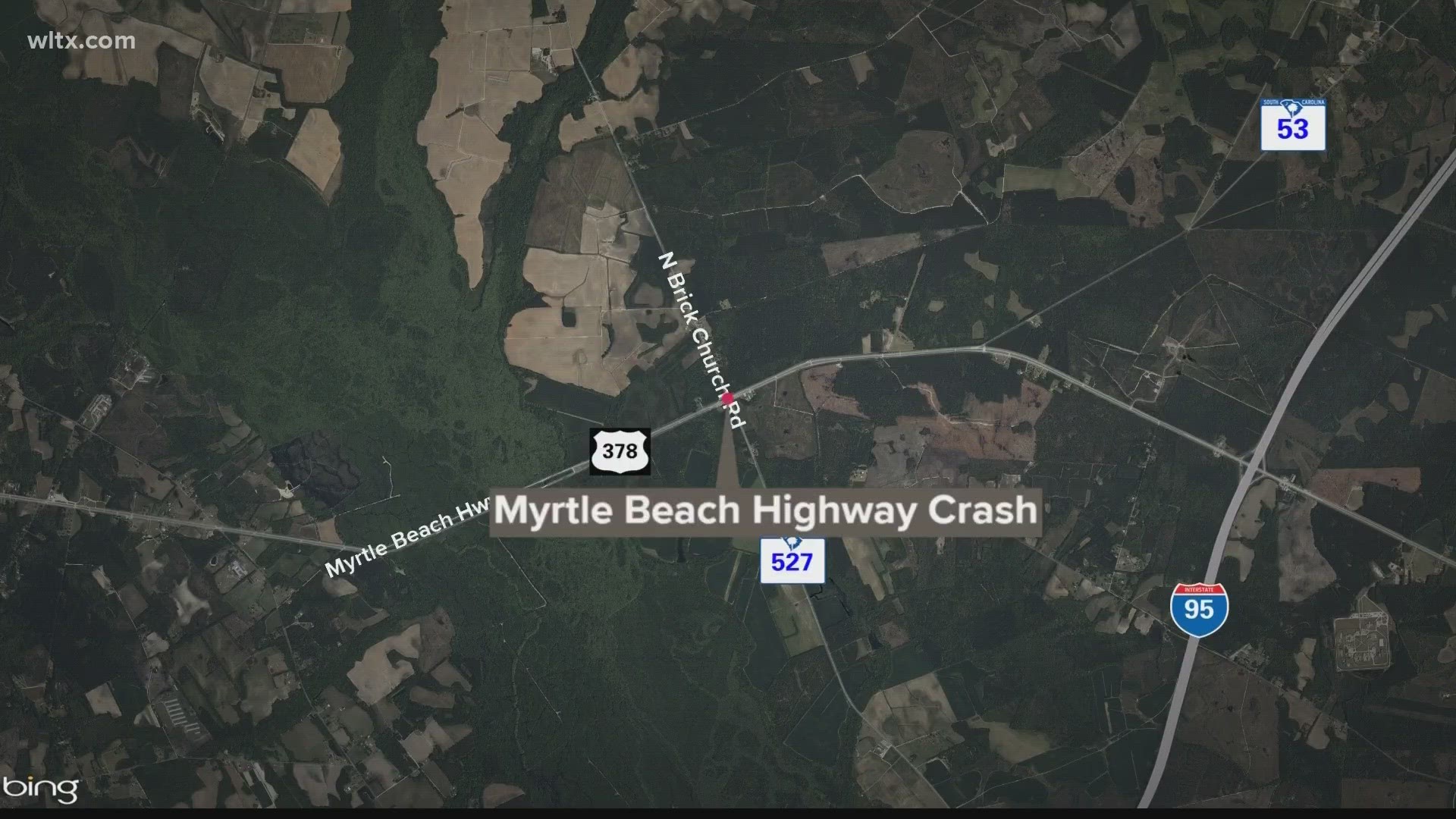 The crash happened on April 15 at the intersection of HWY 378 and South Brick Church road in Sumter county.