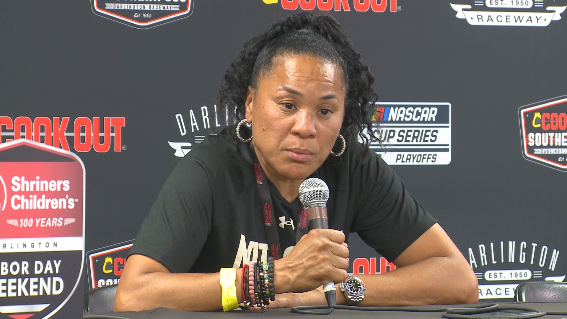 South Carolina's Dawn Staley said she did not want her players in line for any verbal abuse at BYU.