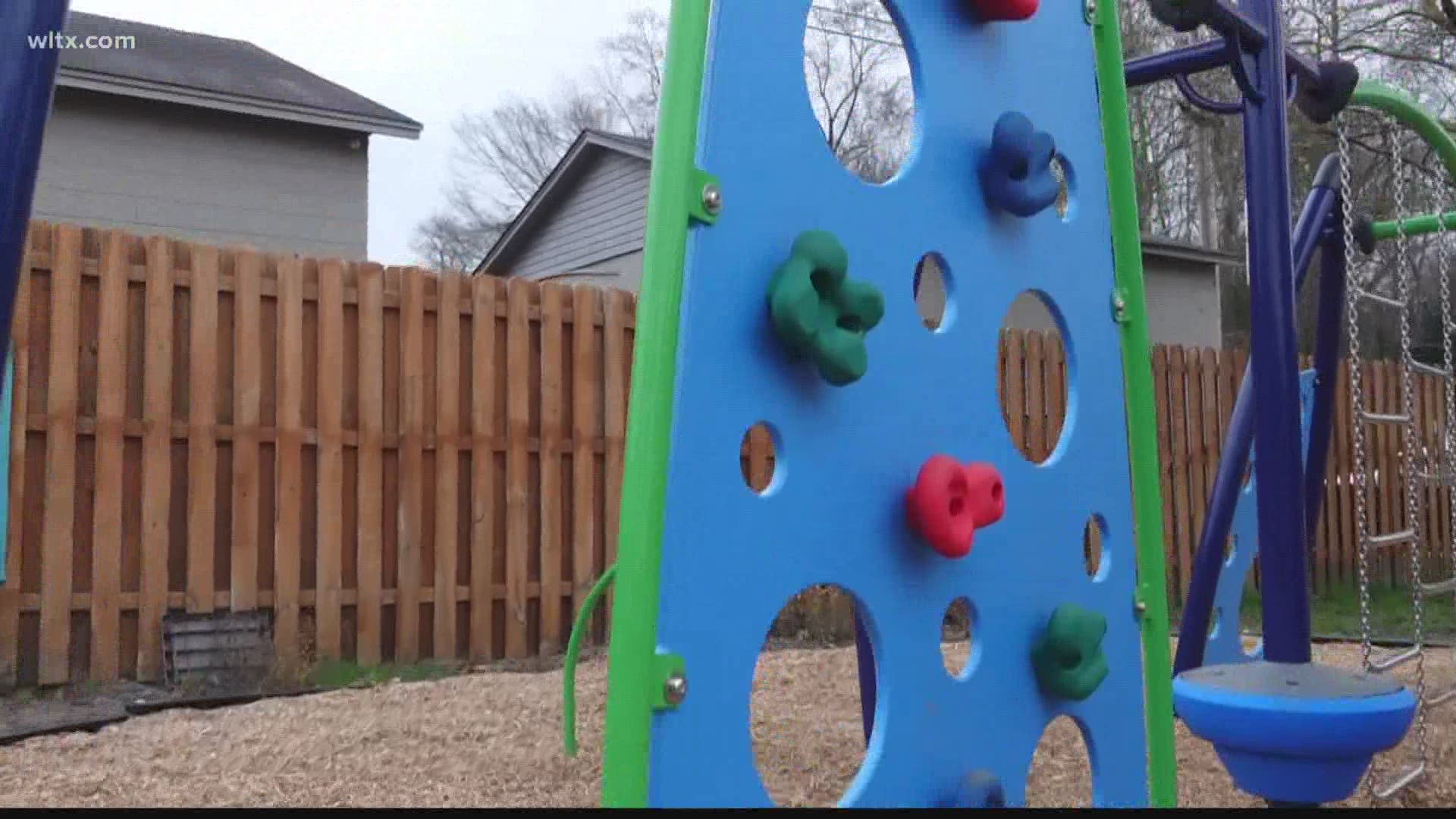 Leeann Eden, the municipal clerk, says they're happy to see the kids back on the playground.