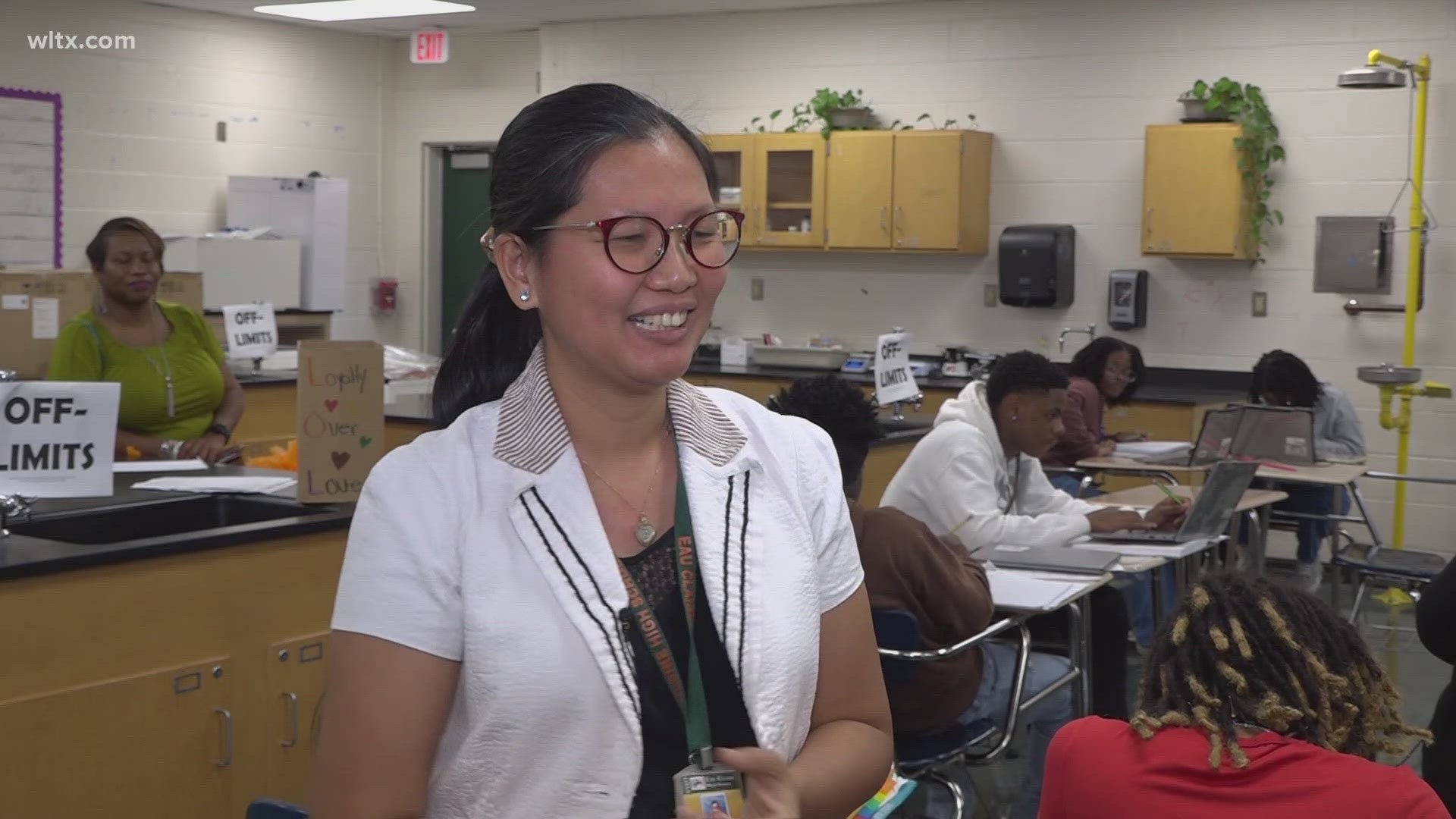 She comes from a family of educators, Ebanreb David teaches at Eau Claire high school.