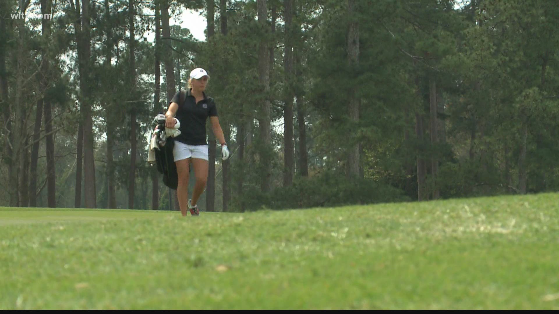 The South Carolina women's golf team will tee off next week in the Louisville regional as the number one overall seed in the NCAA Tournament.