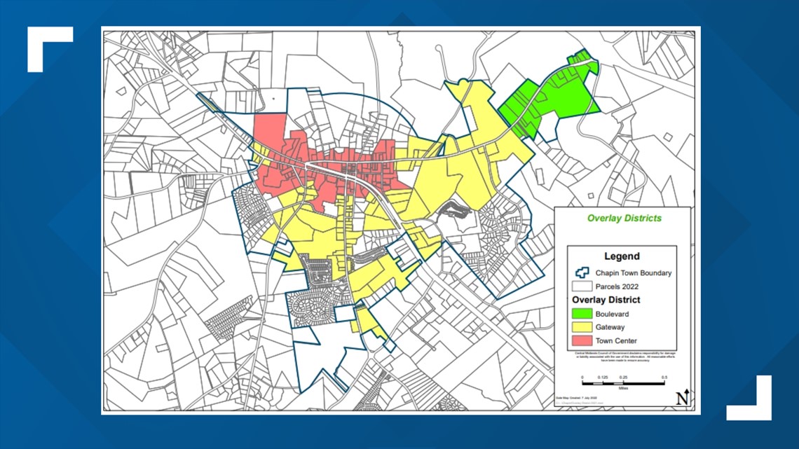 Zoning Map  Simpsonville South Carolina