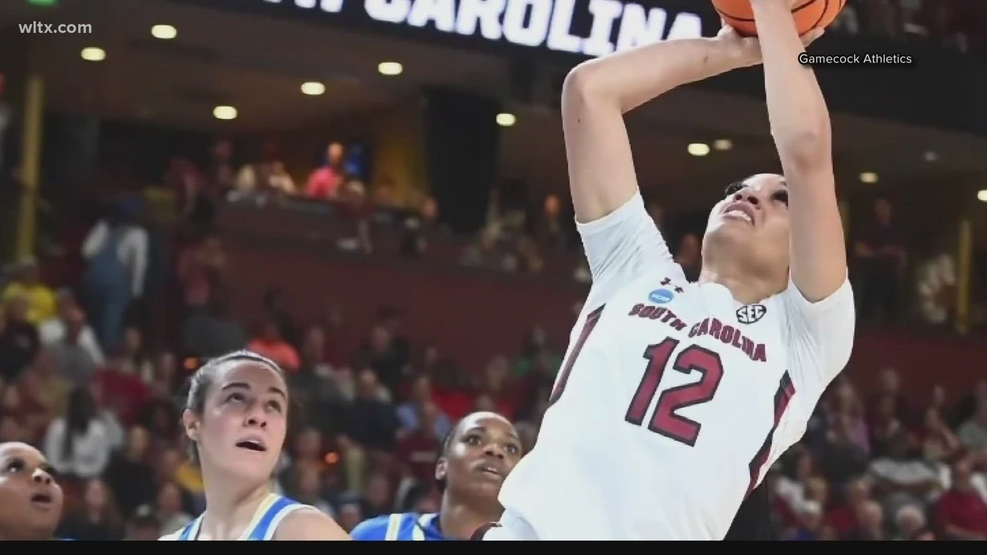 The South Carolina Gamecocks are getting ready to face Maryland in the Elite Eight of the Women's March Madness.